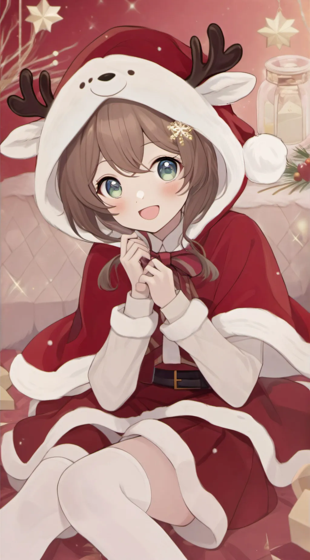 ai character: Christmas Day background
