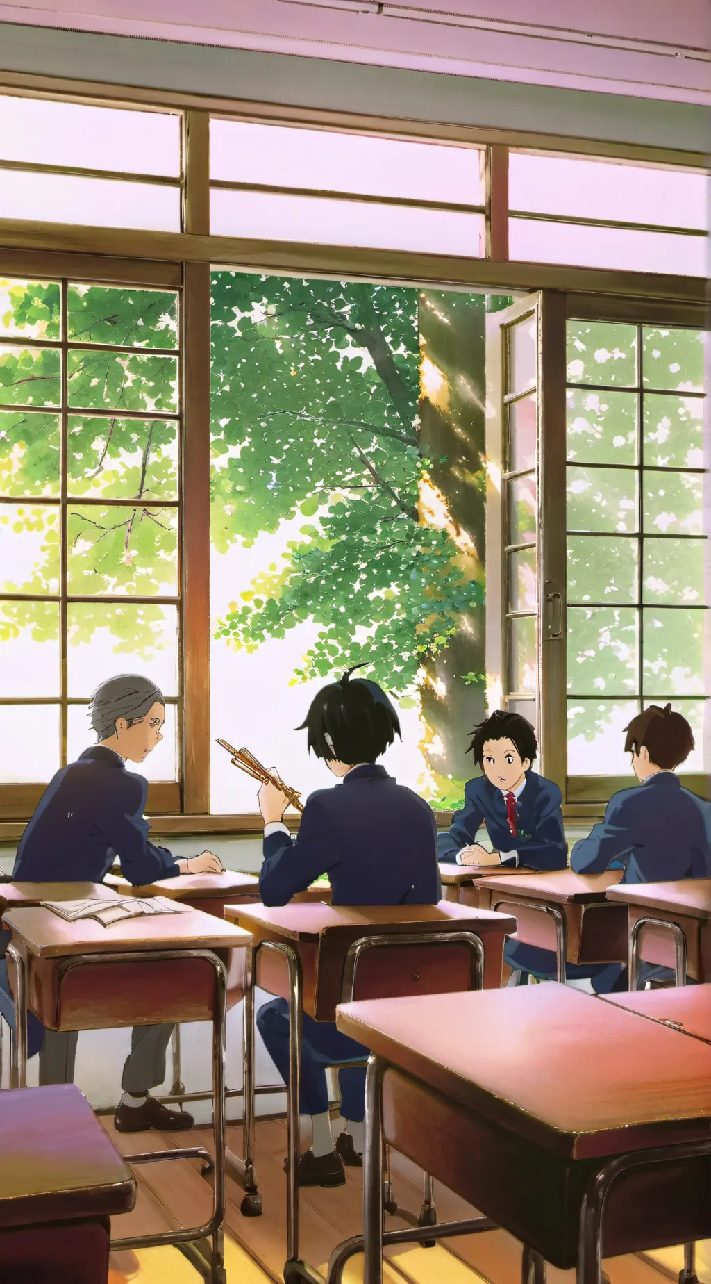 ai character: new school background