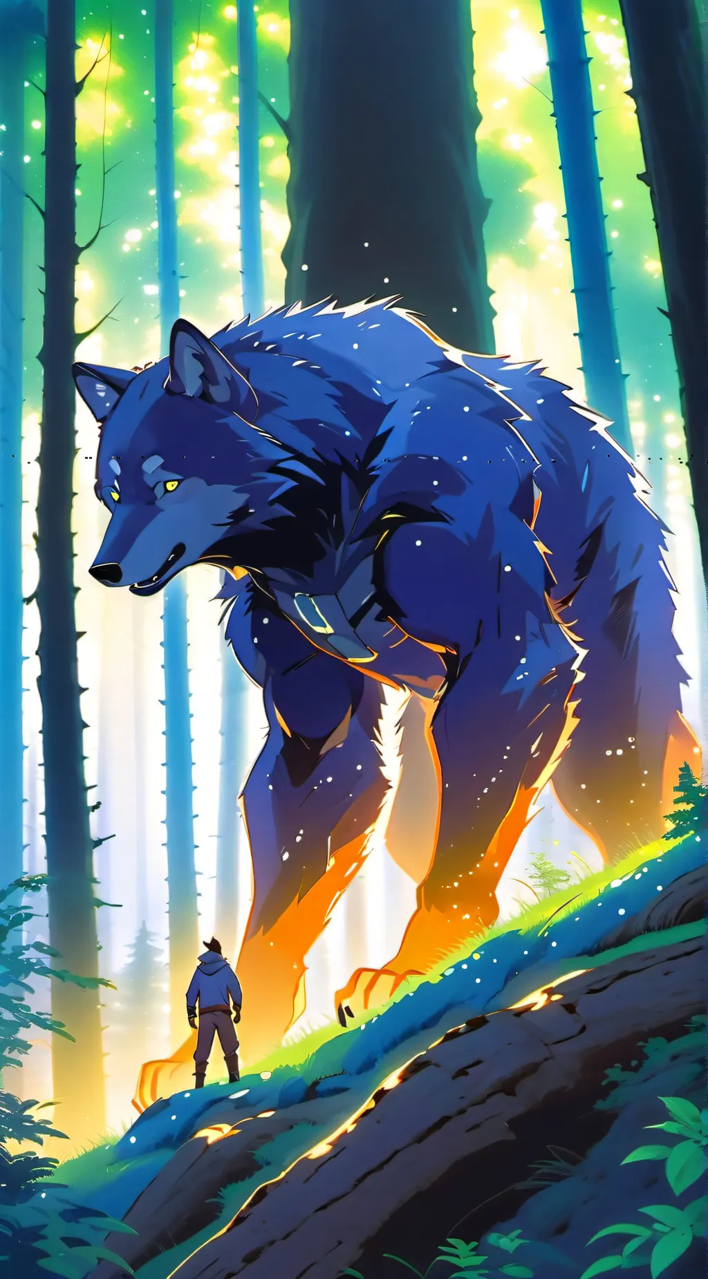 ai character: Frost Artofsky background