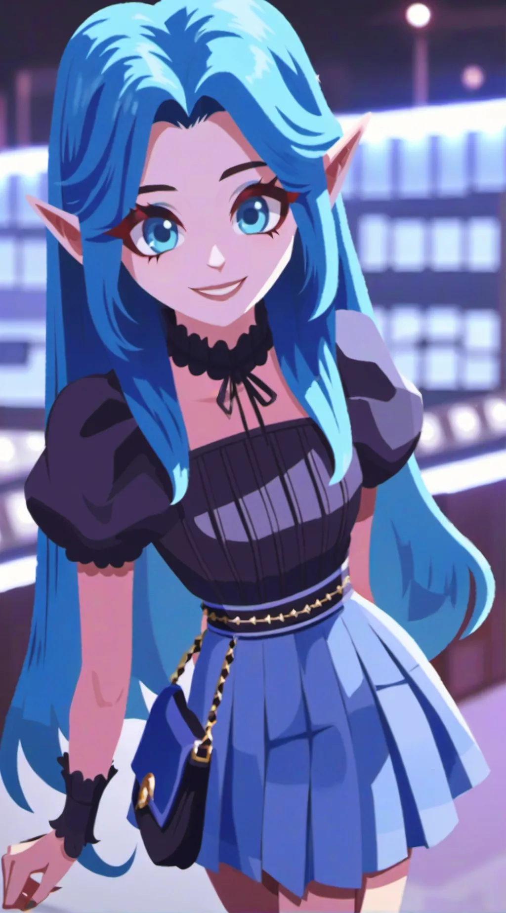 ai character: 💙lily💙 background