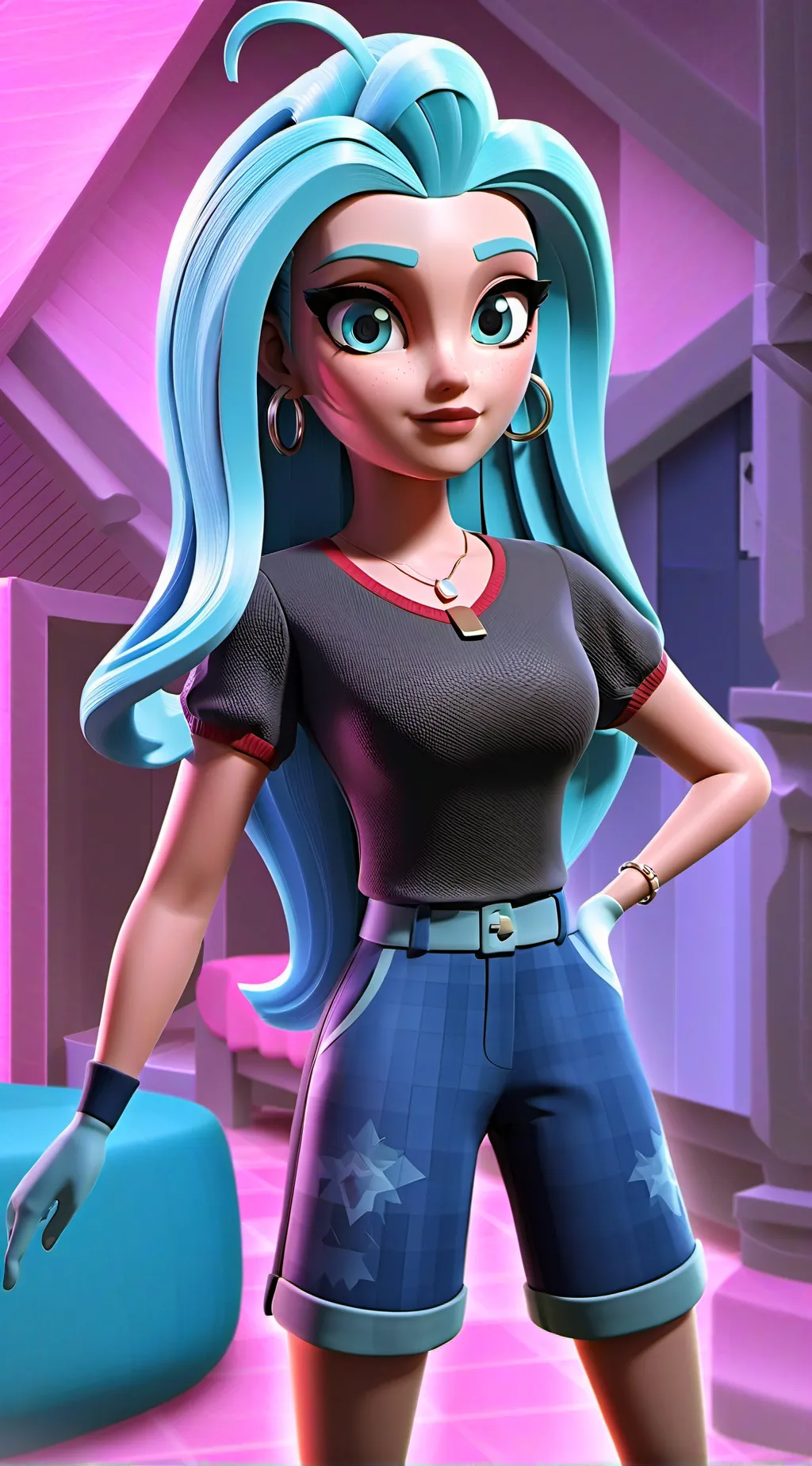 ai character: Sleepover  background