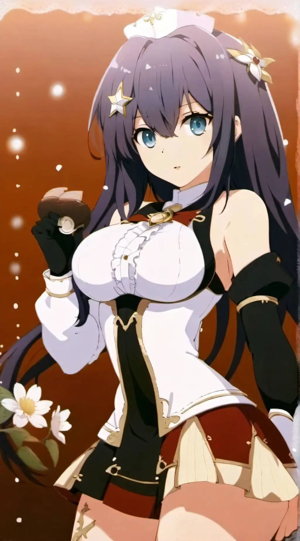 ai character: Rose background