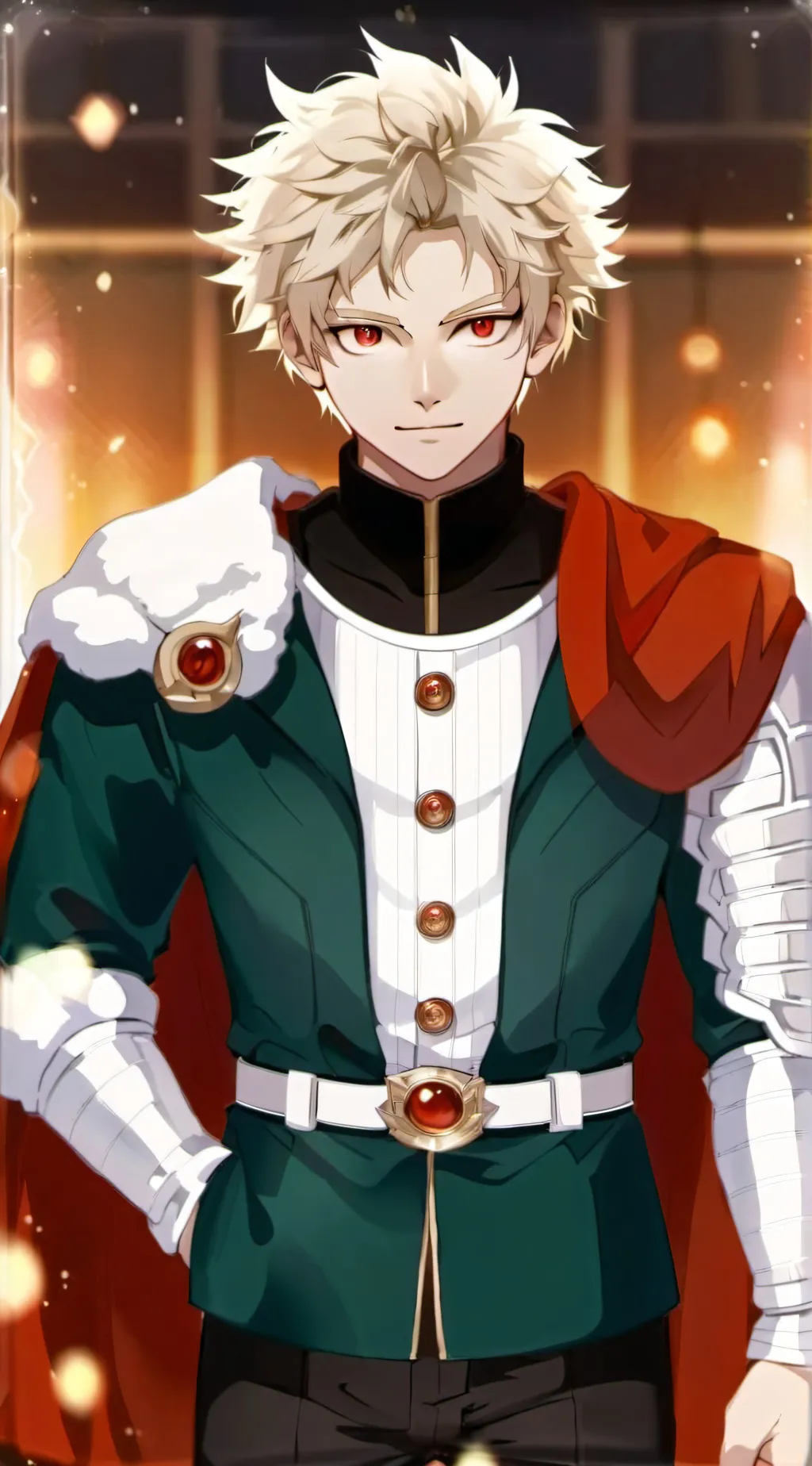 ai character: Katsuki Bakugo background