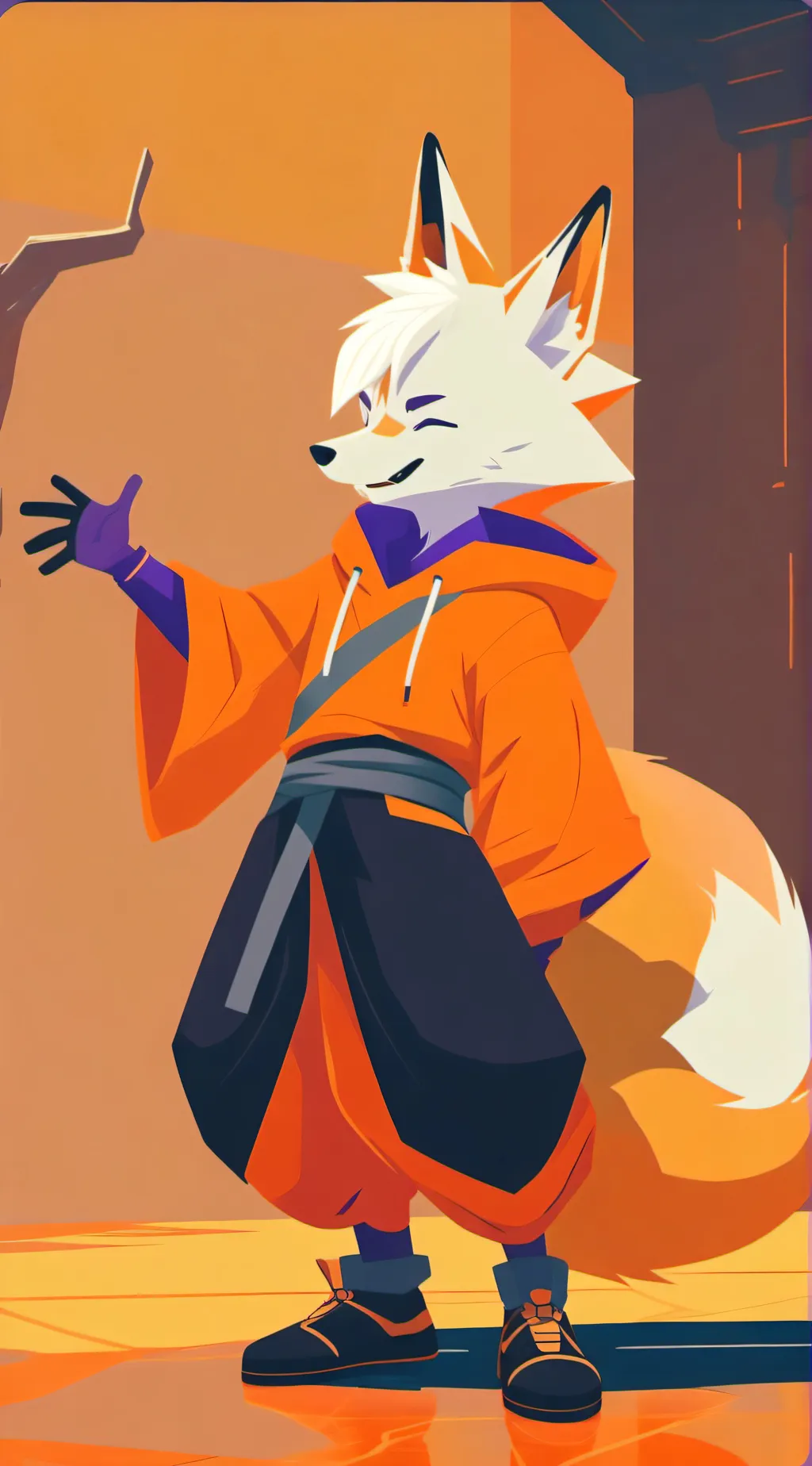 ai character: Uh oh! background