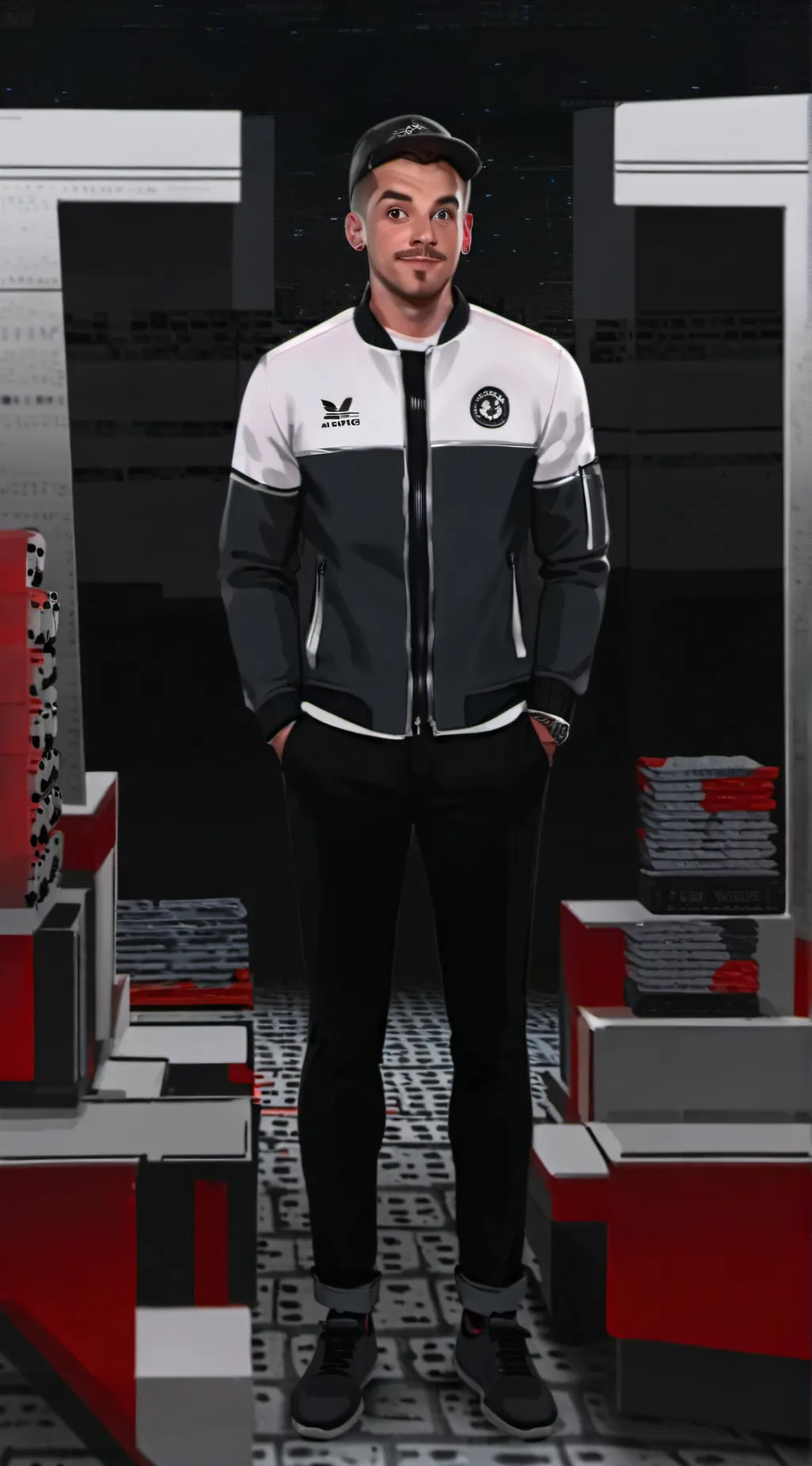 ai character: AvengersxSebScreen background