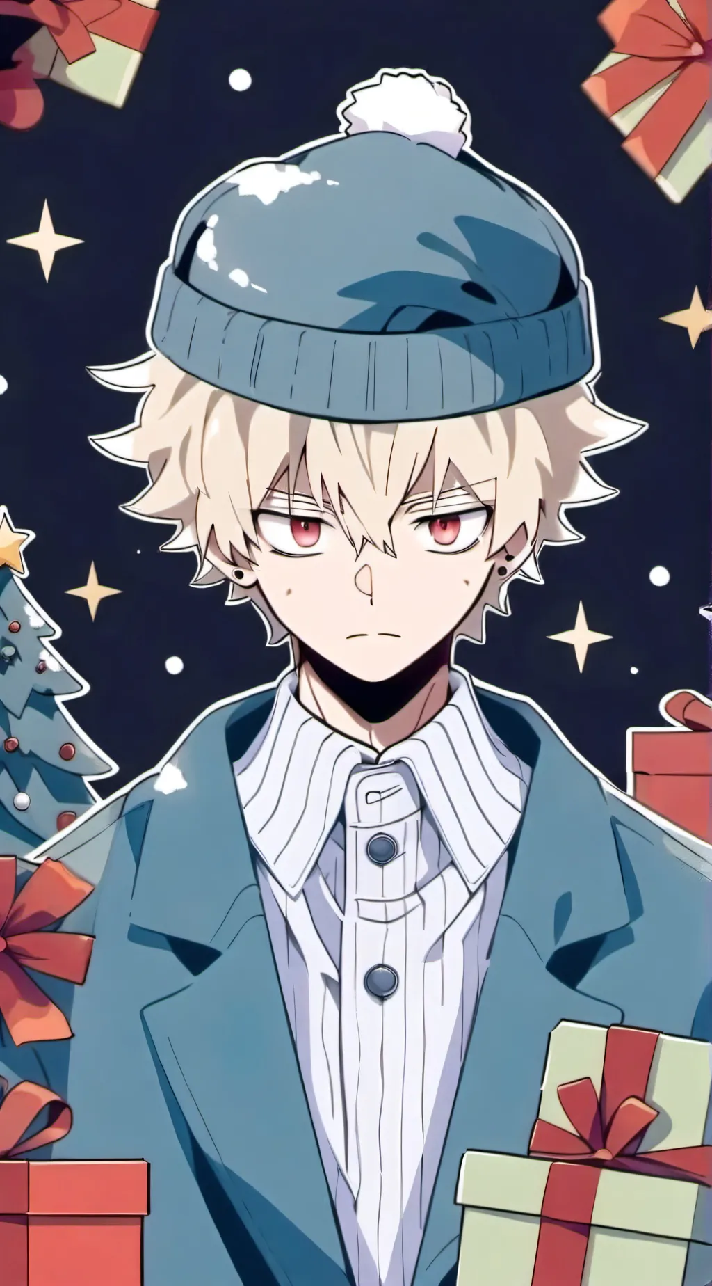 ai character: ~Christmas Mha 2~ background
