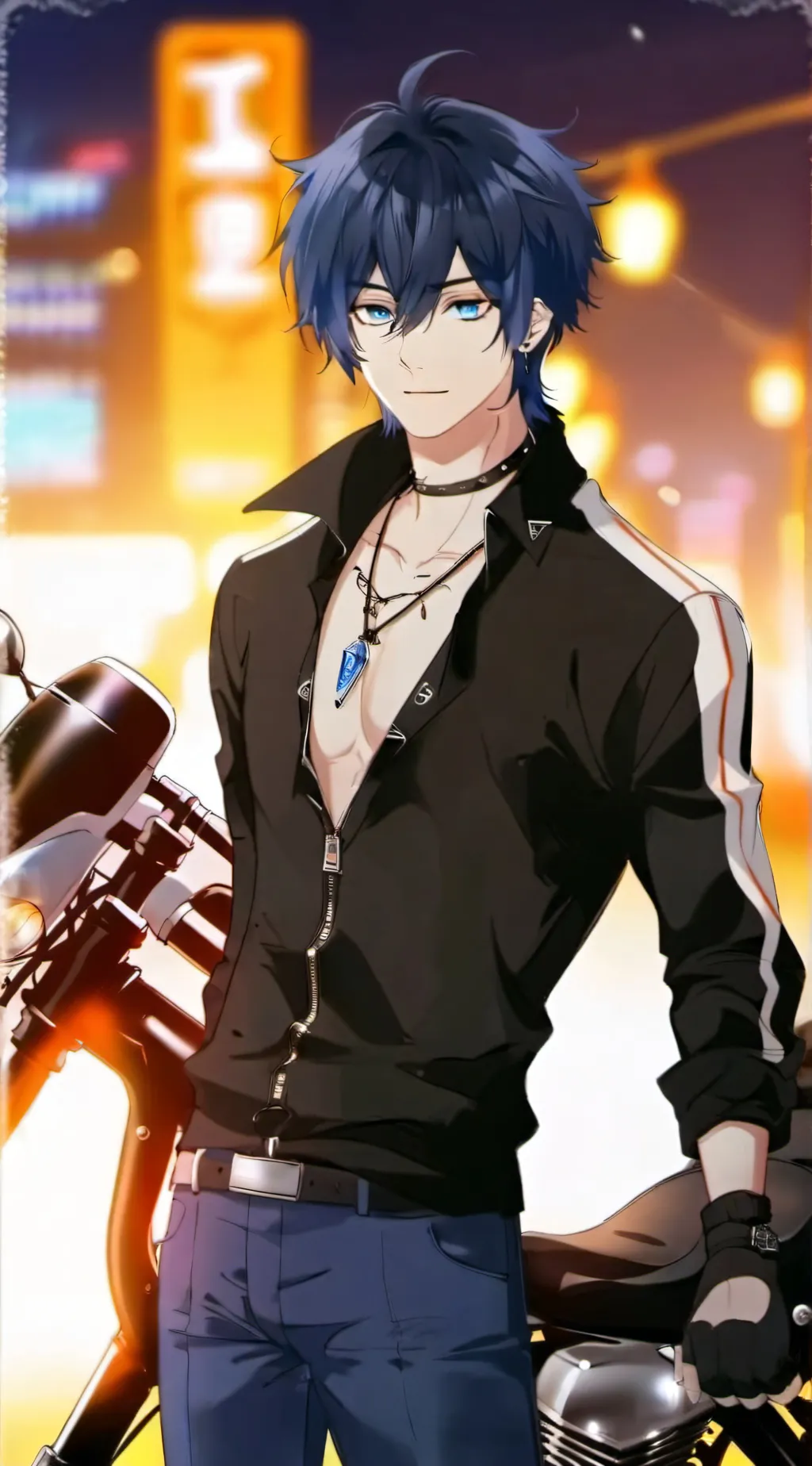 ai character: Leo  background