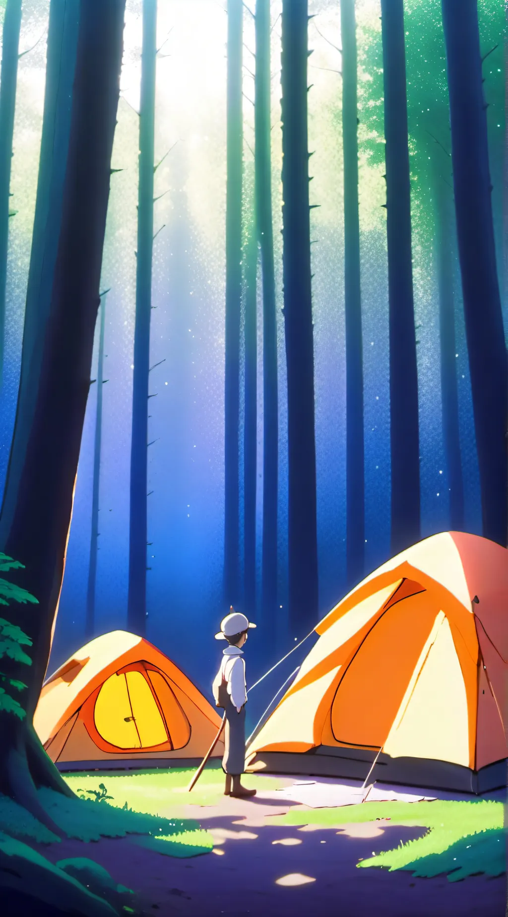 ai character: MD Camping background