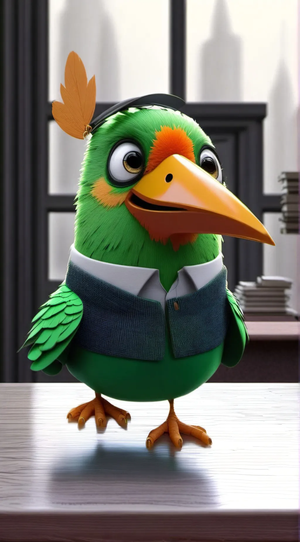 ai character: Doulingo Lessons background