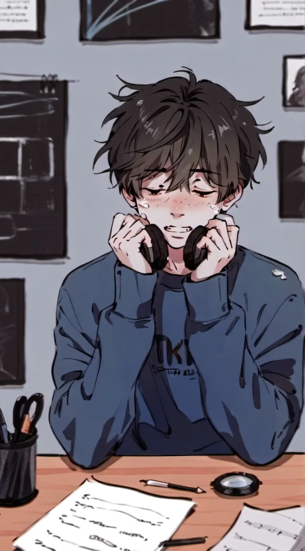 ai character: Axon (Dusty hh oc) background