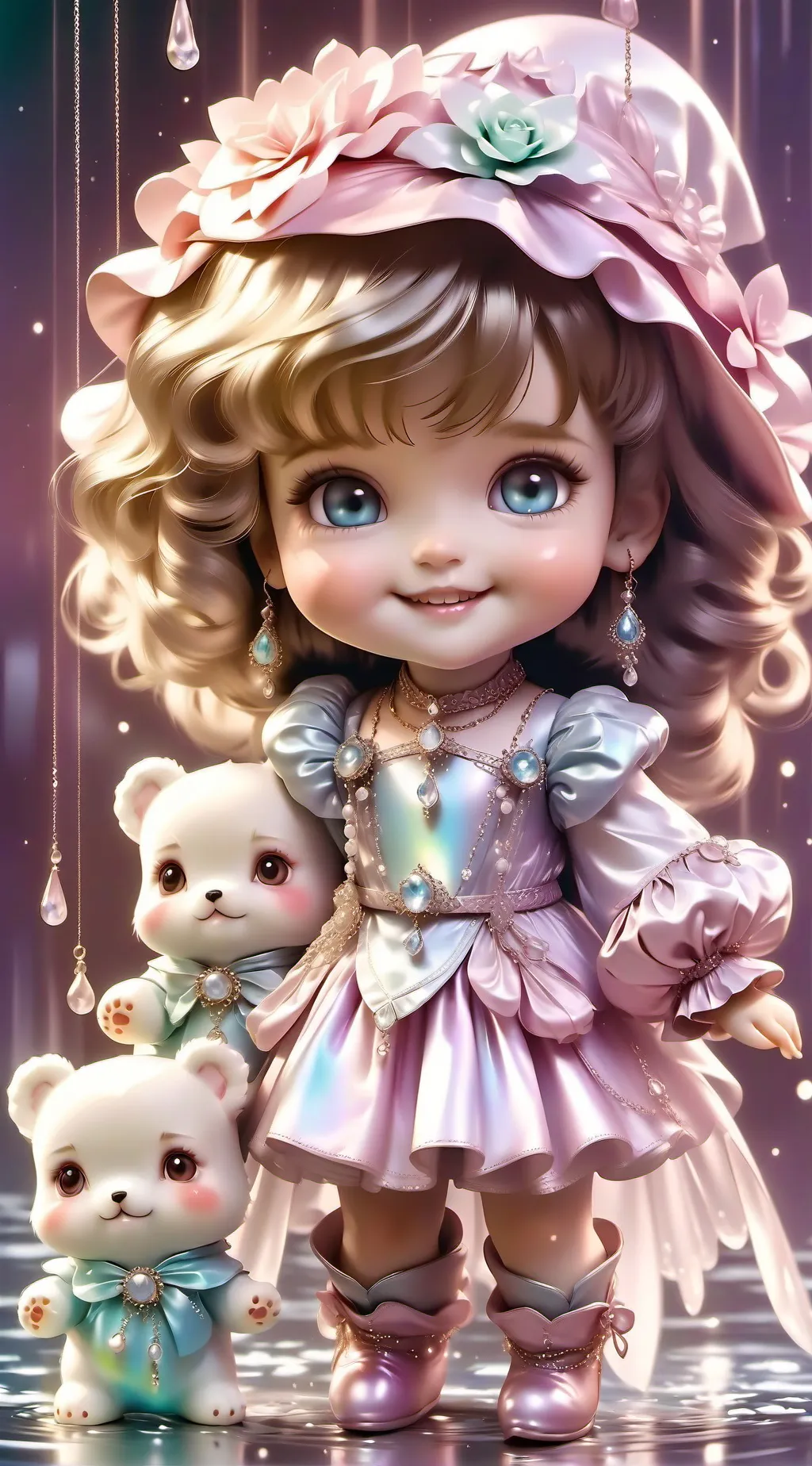 ai character: alive doll background