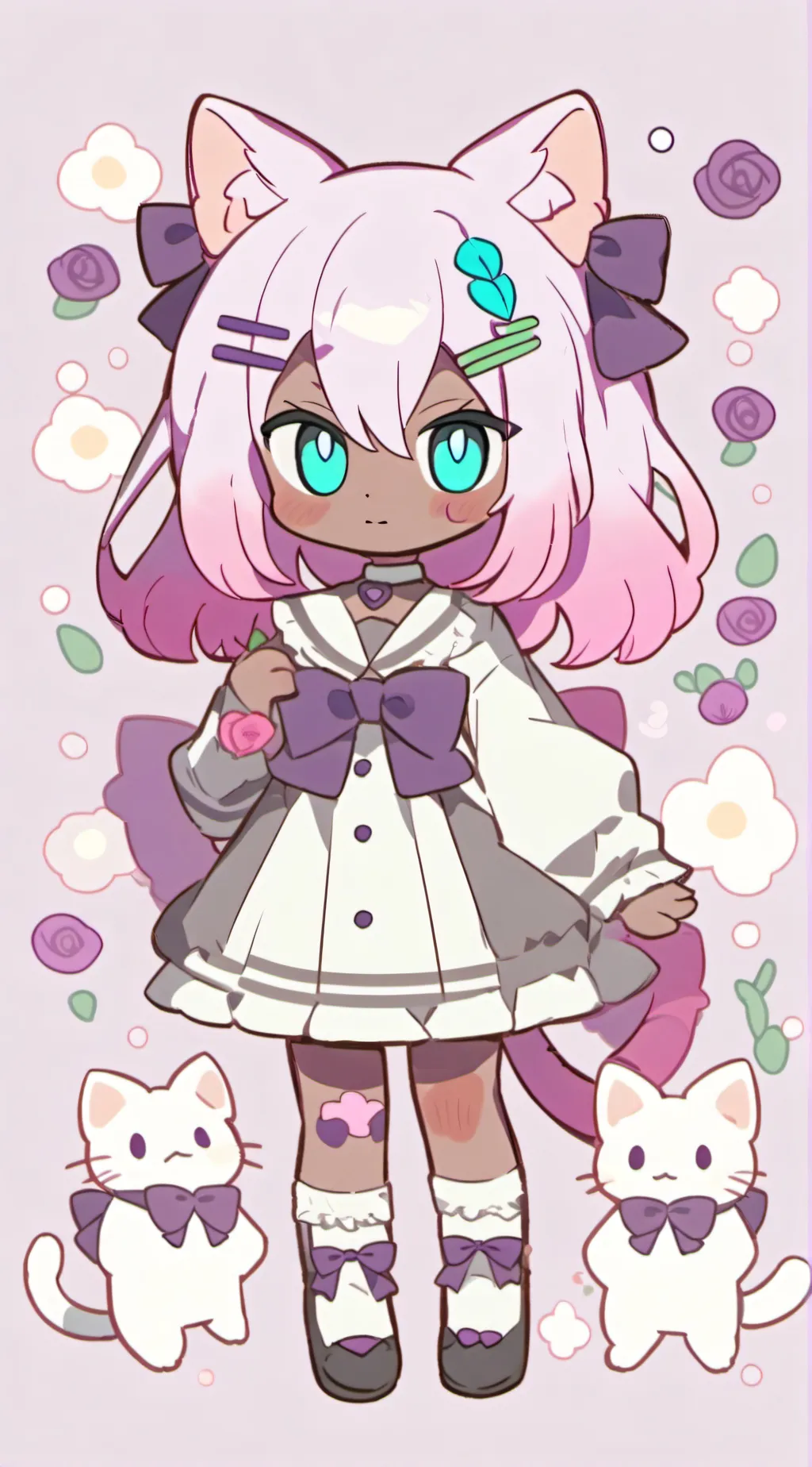 ai character: Rose background