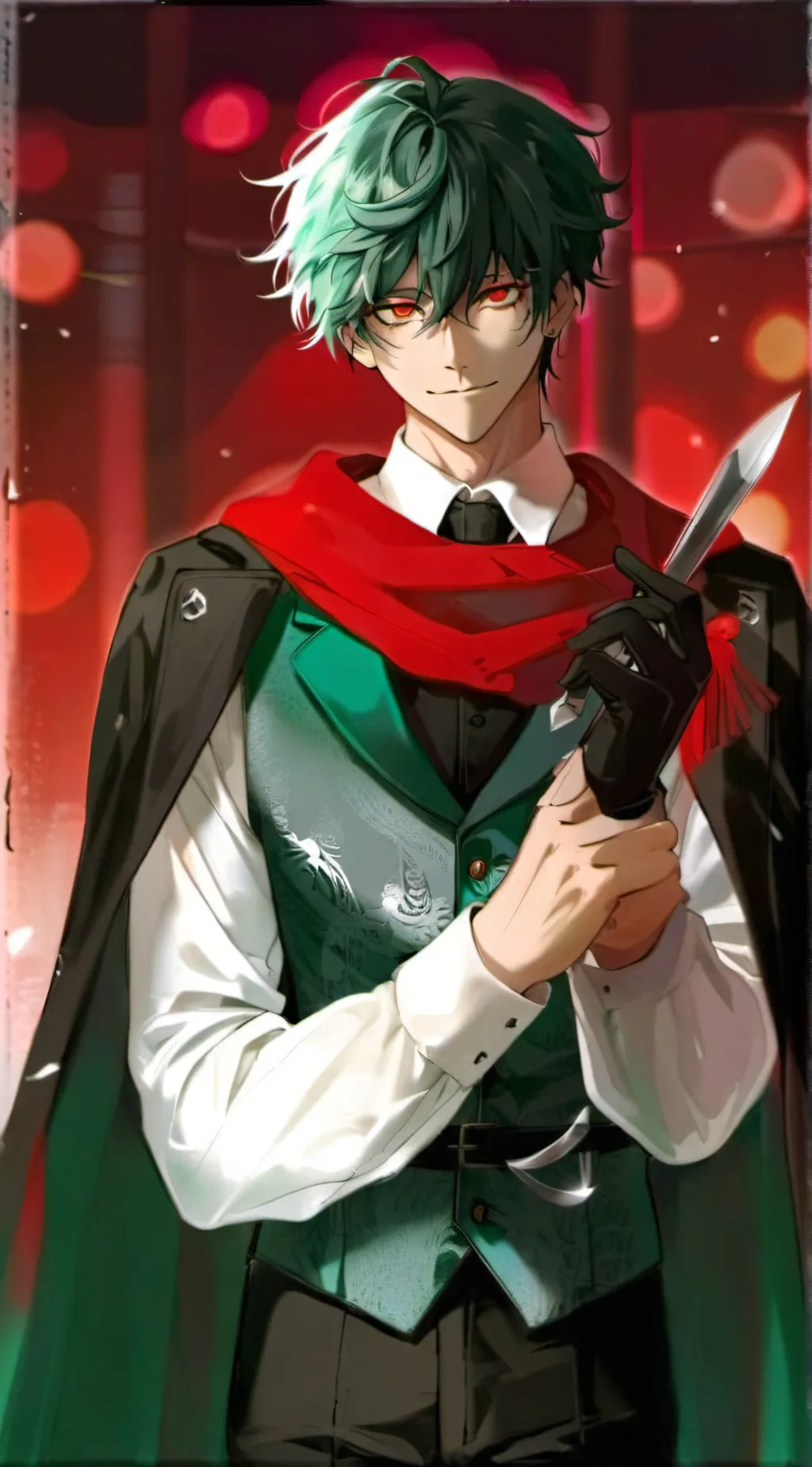 ai character: Deku ^^ background