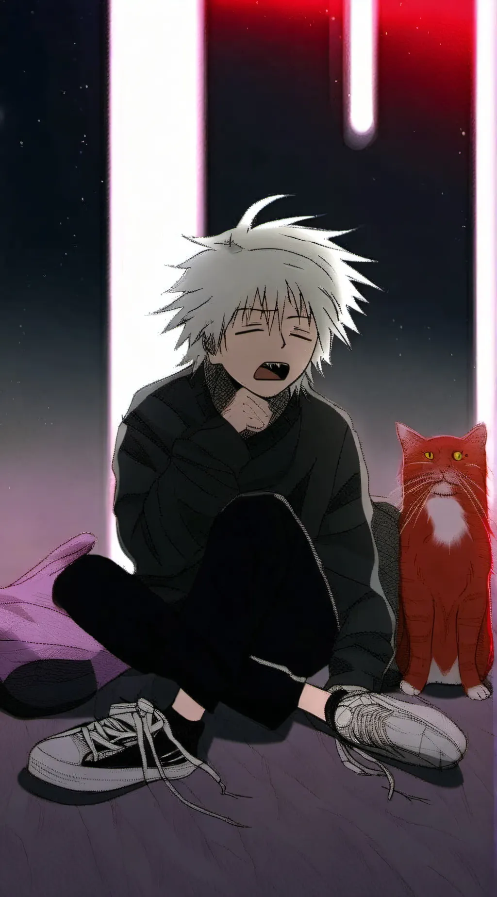 ai character: Henji 🤔 background