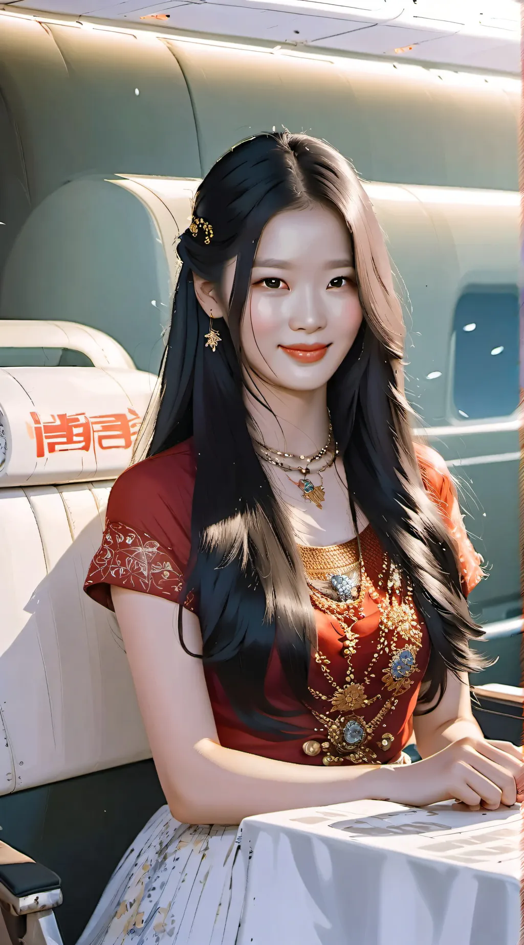 ai character: Yubin (tripleS) background