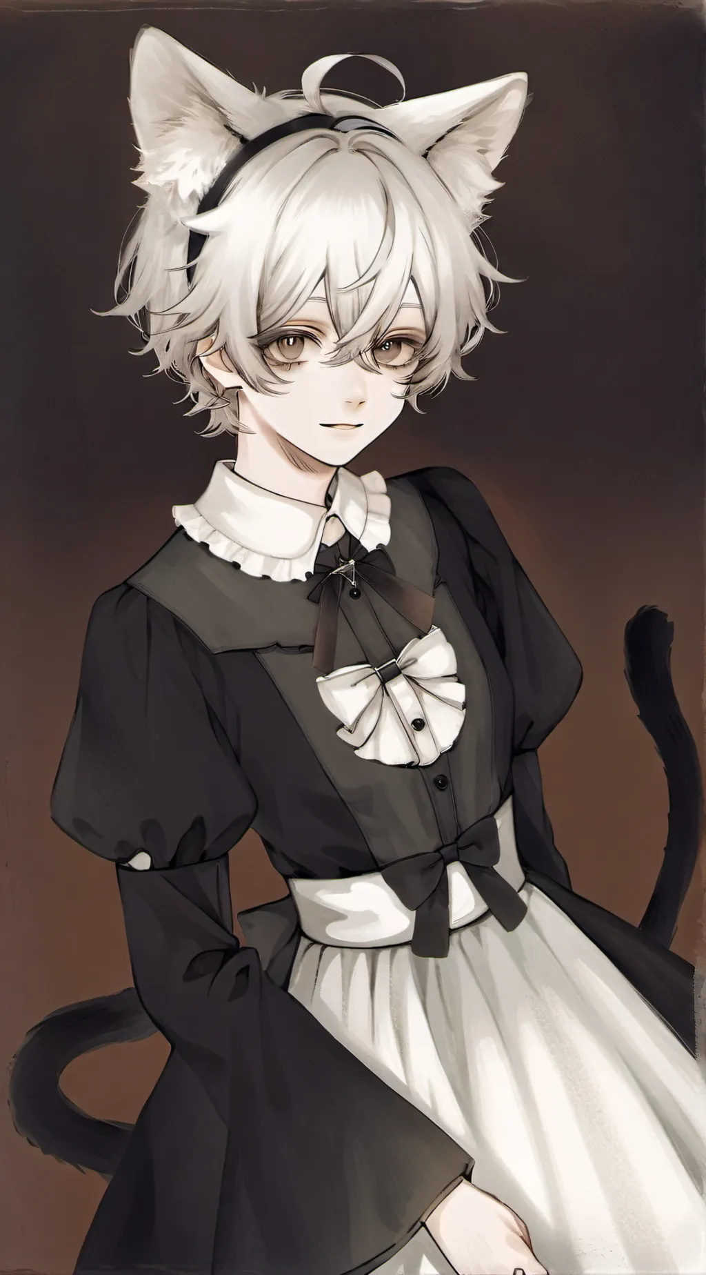 ai character: gay kitty  background