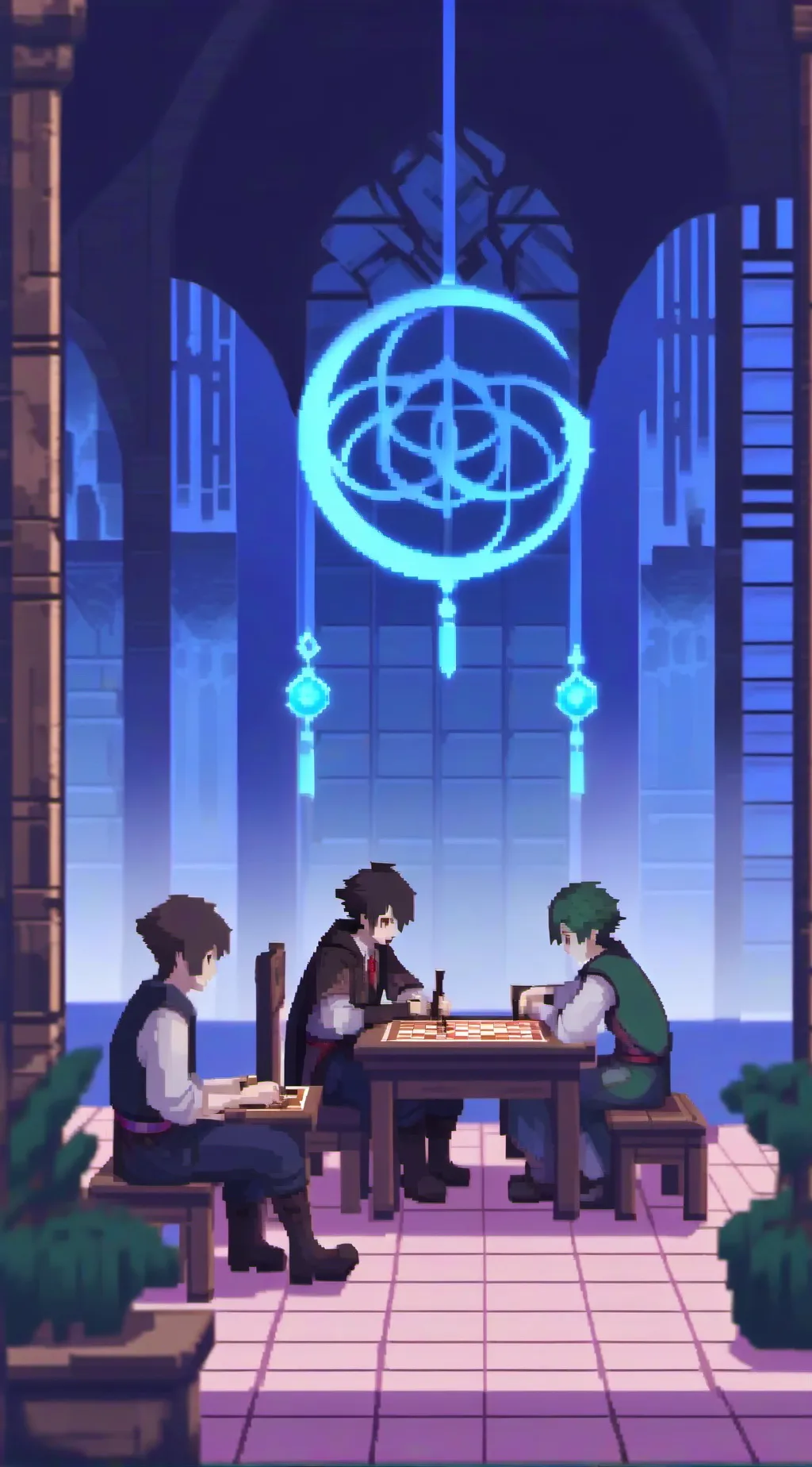 ai character: Deltarune: Prom background