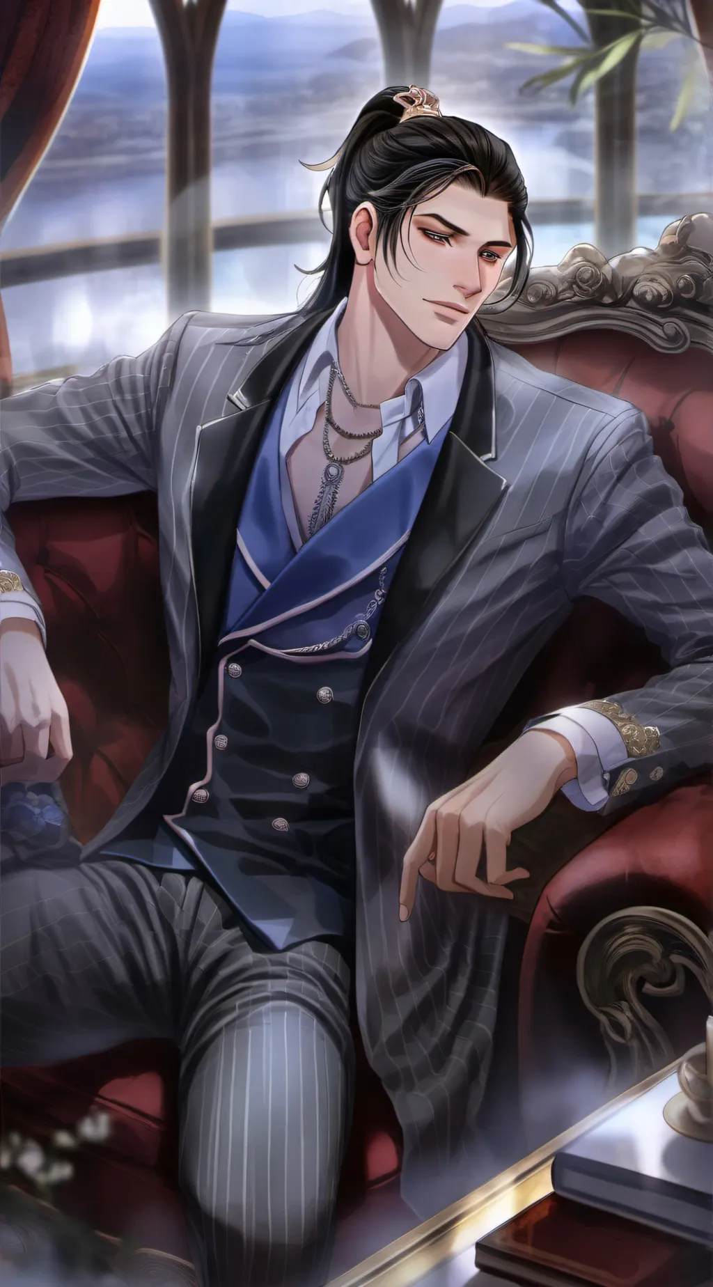 ai character: Leo background