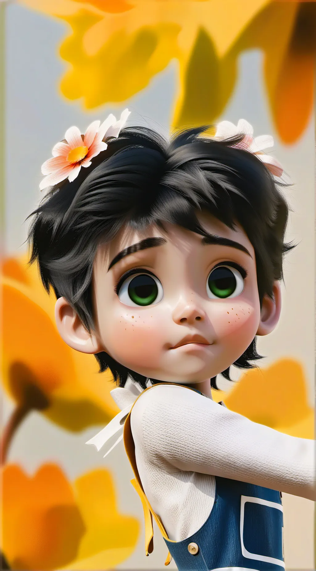 ai character: Spoiled sister  background