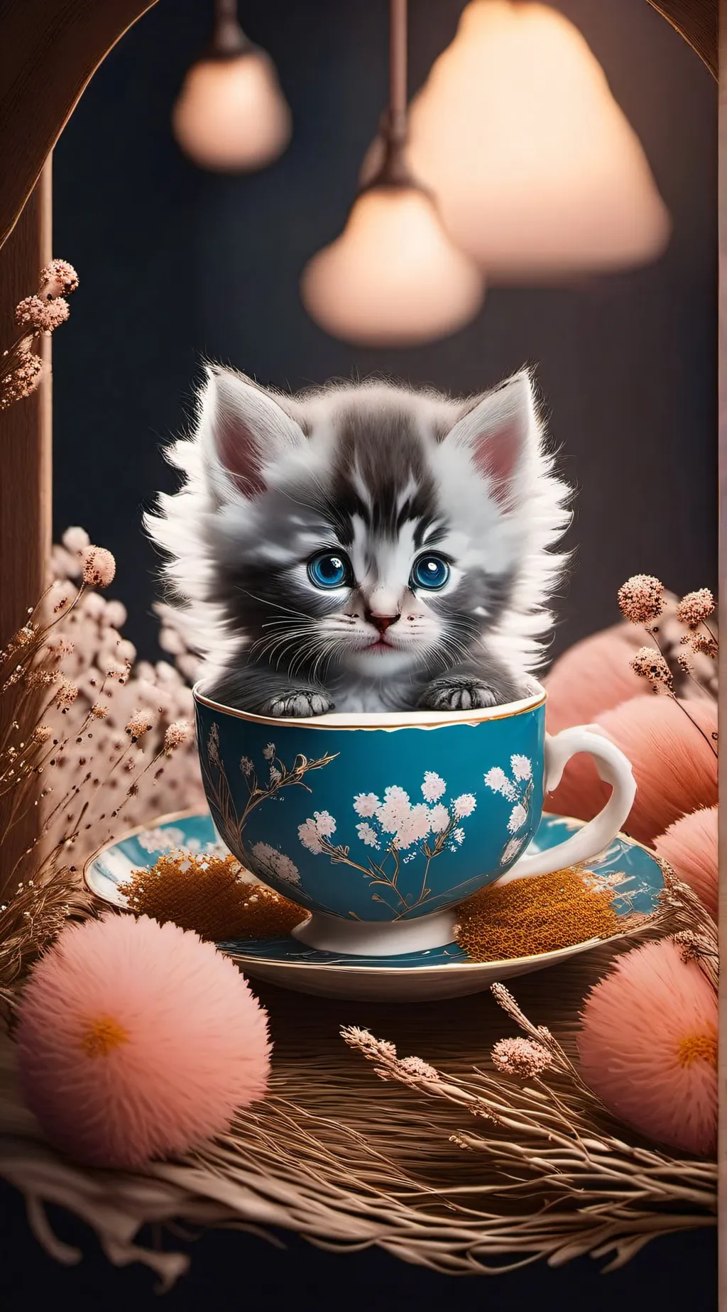 ai character: tiny background