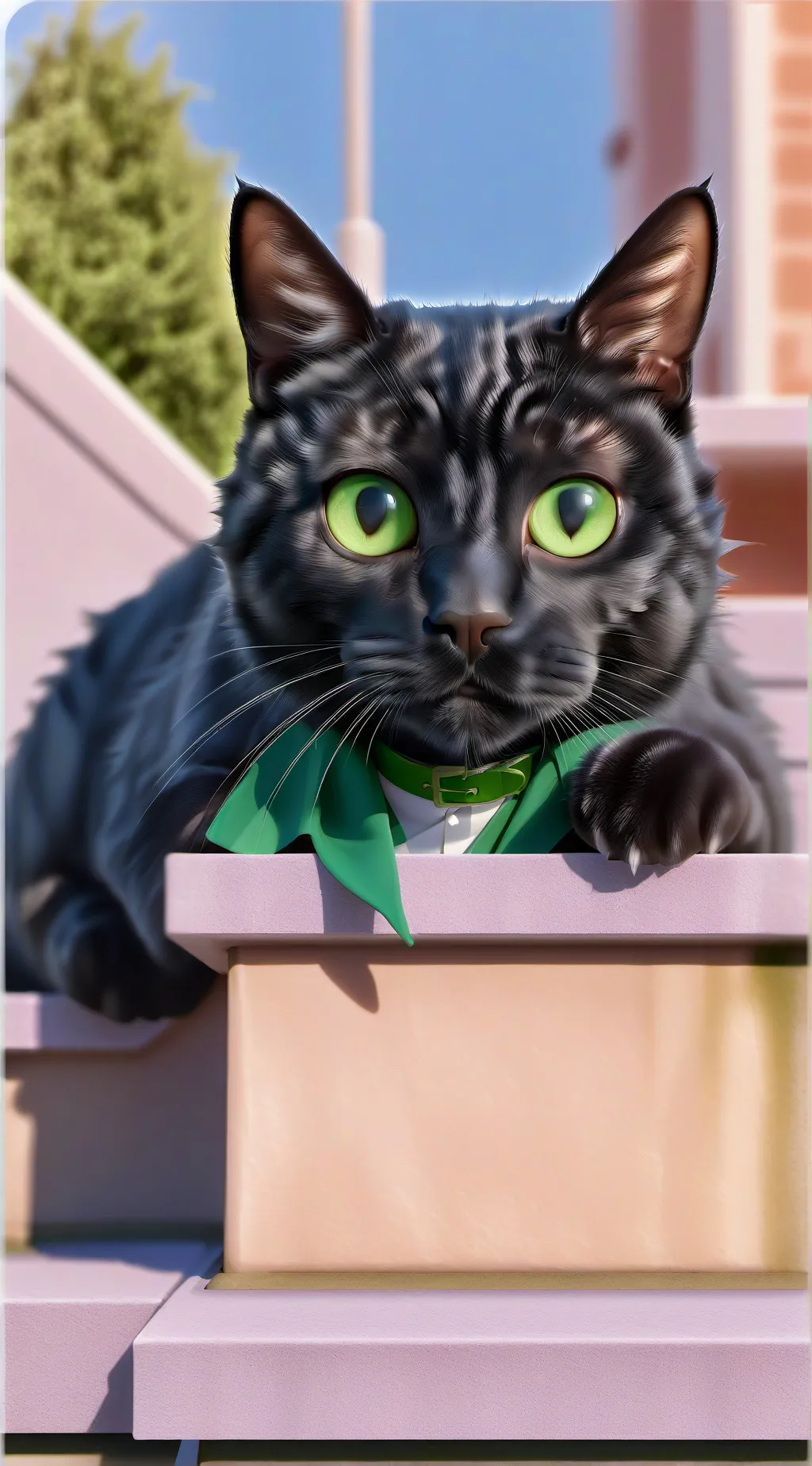 ai character: mint kit background