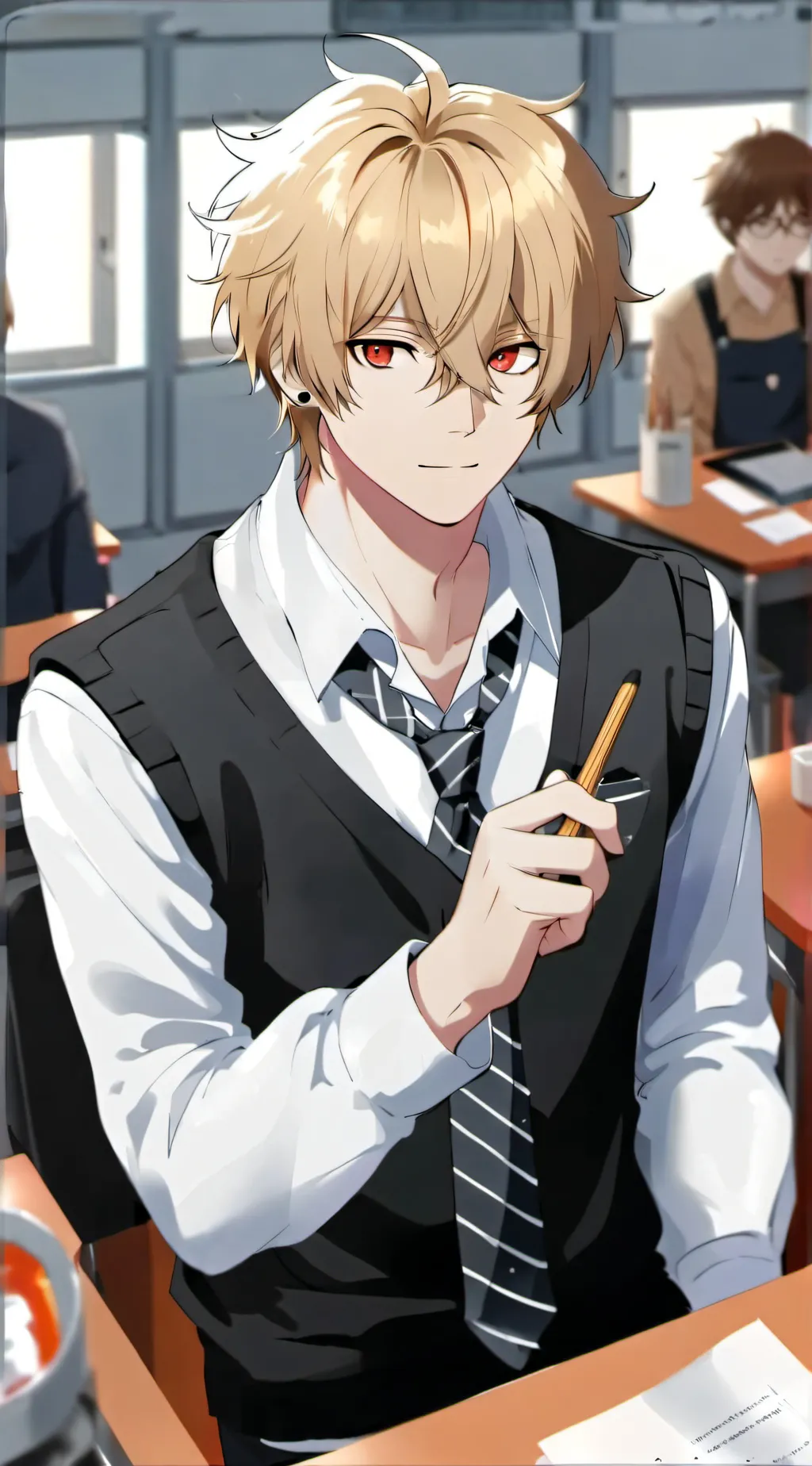 ai character: Bakugo background