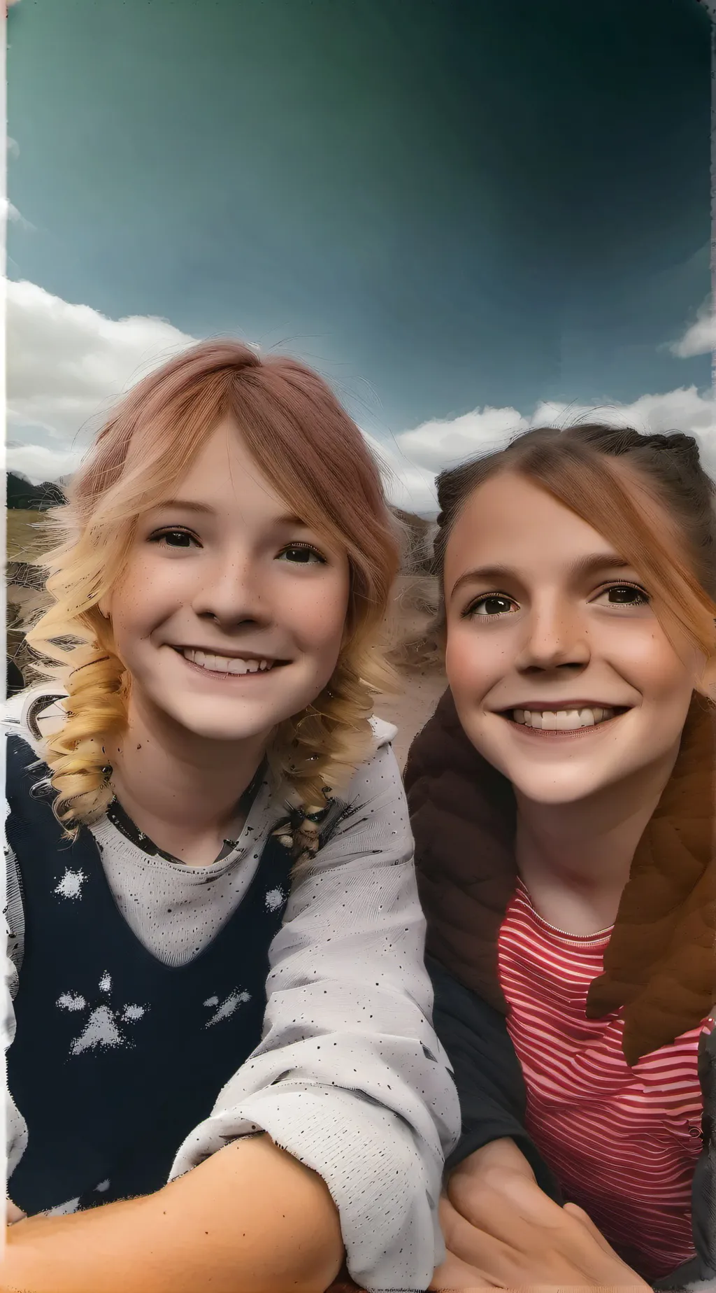 ai character: BFFs!!!! 😄😄😄 background