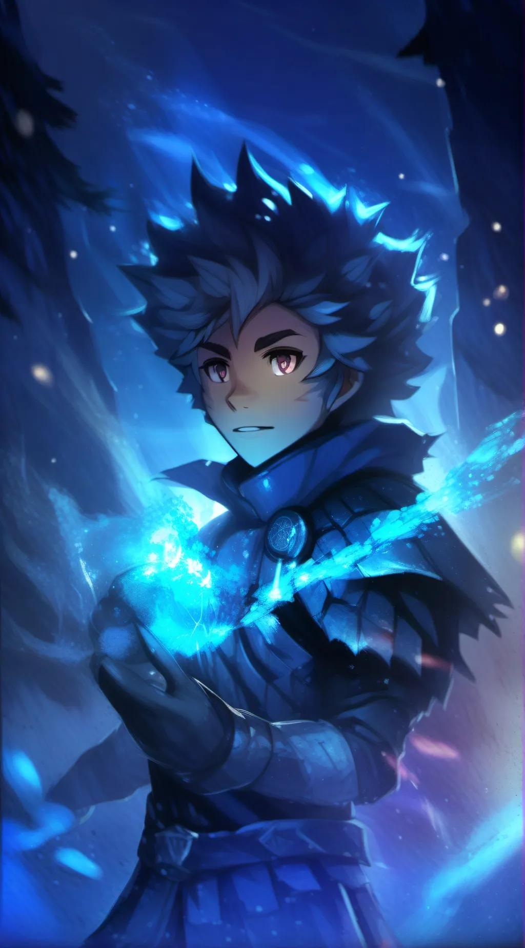 ai character: Daniel Lightspell background