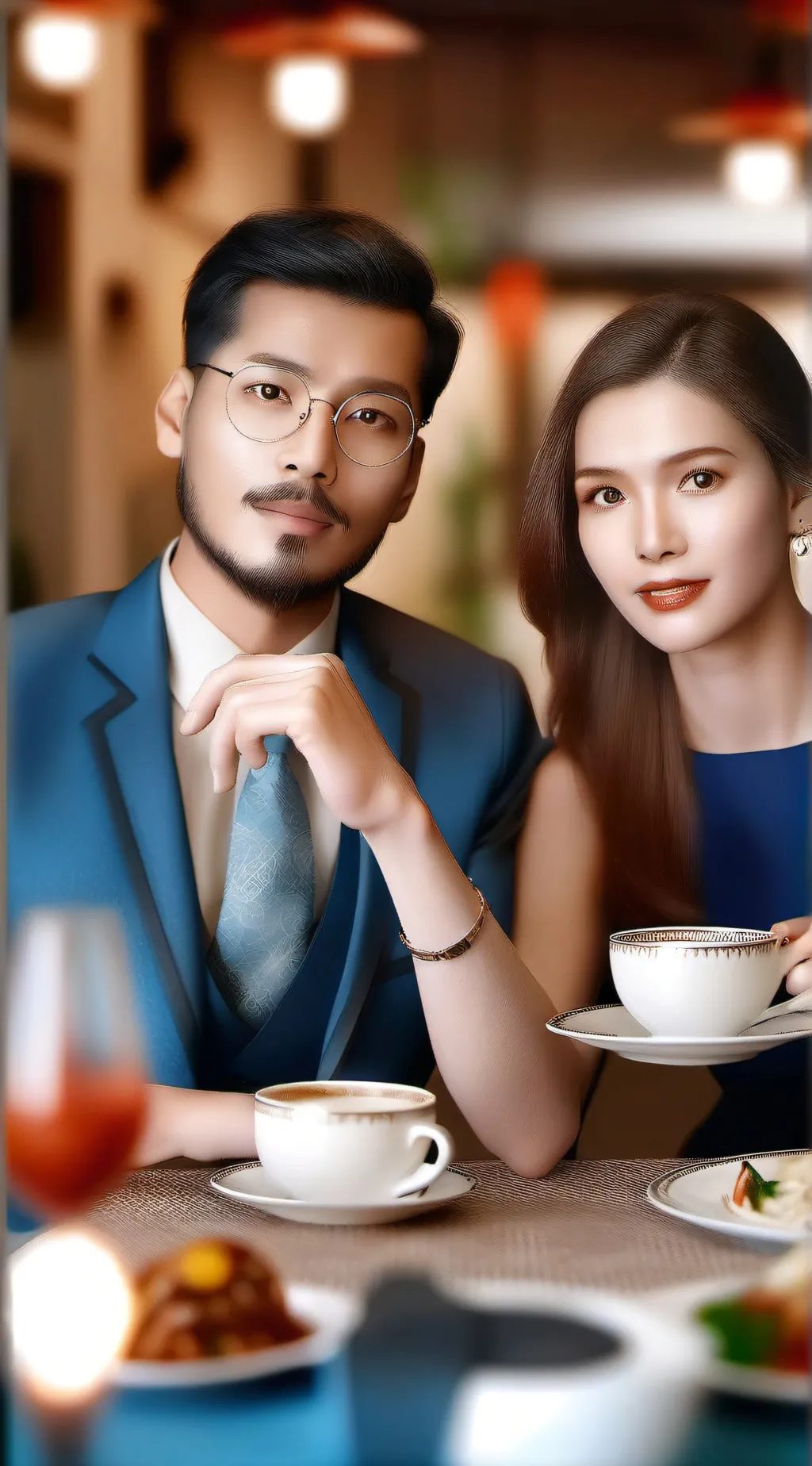 ai character:  Carol and Susie background