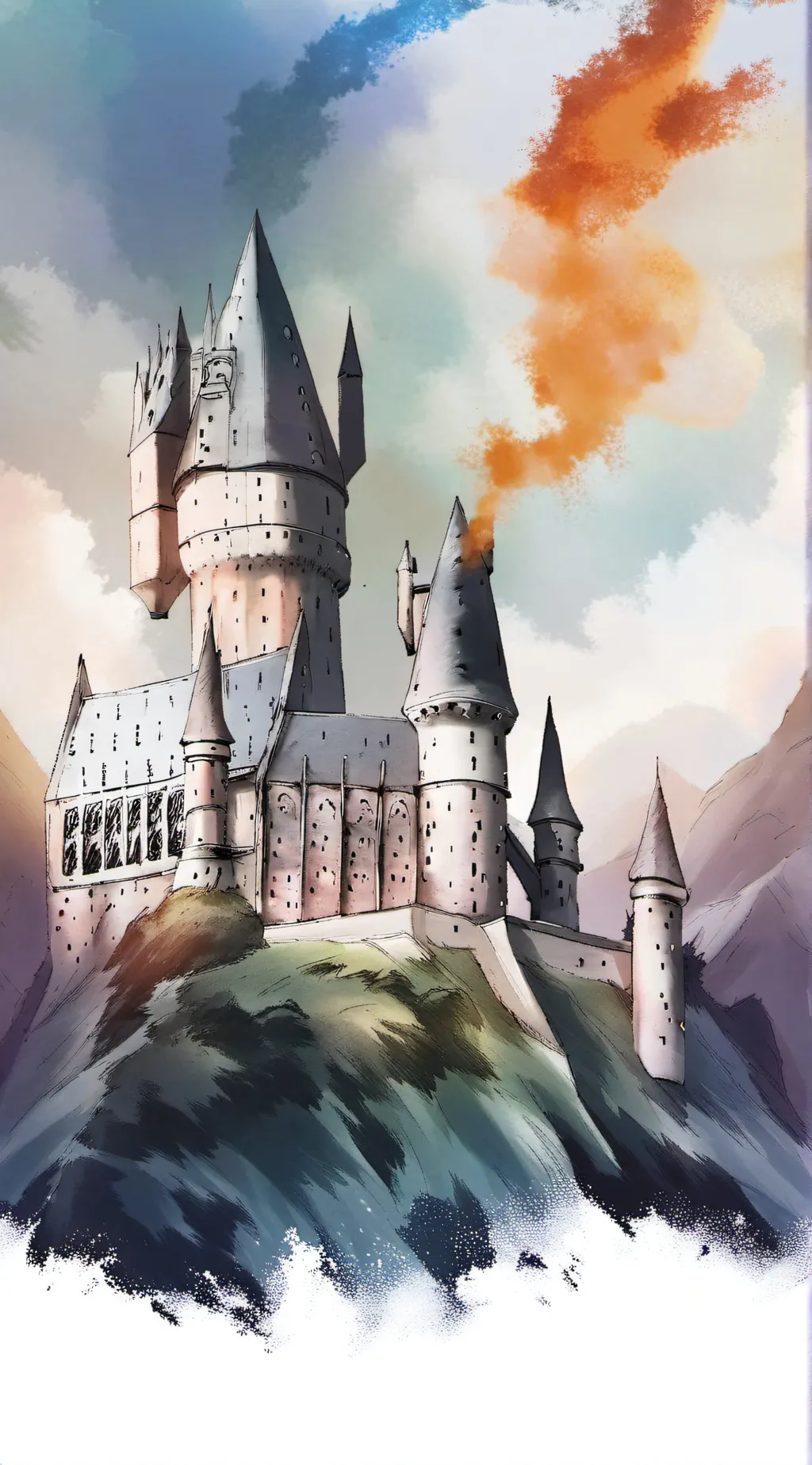 ai character: Hogwarts background