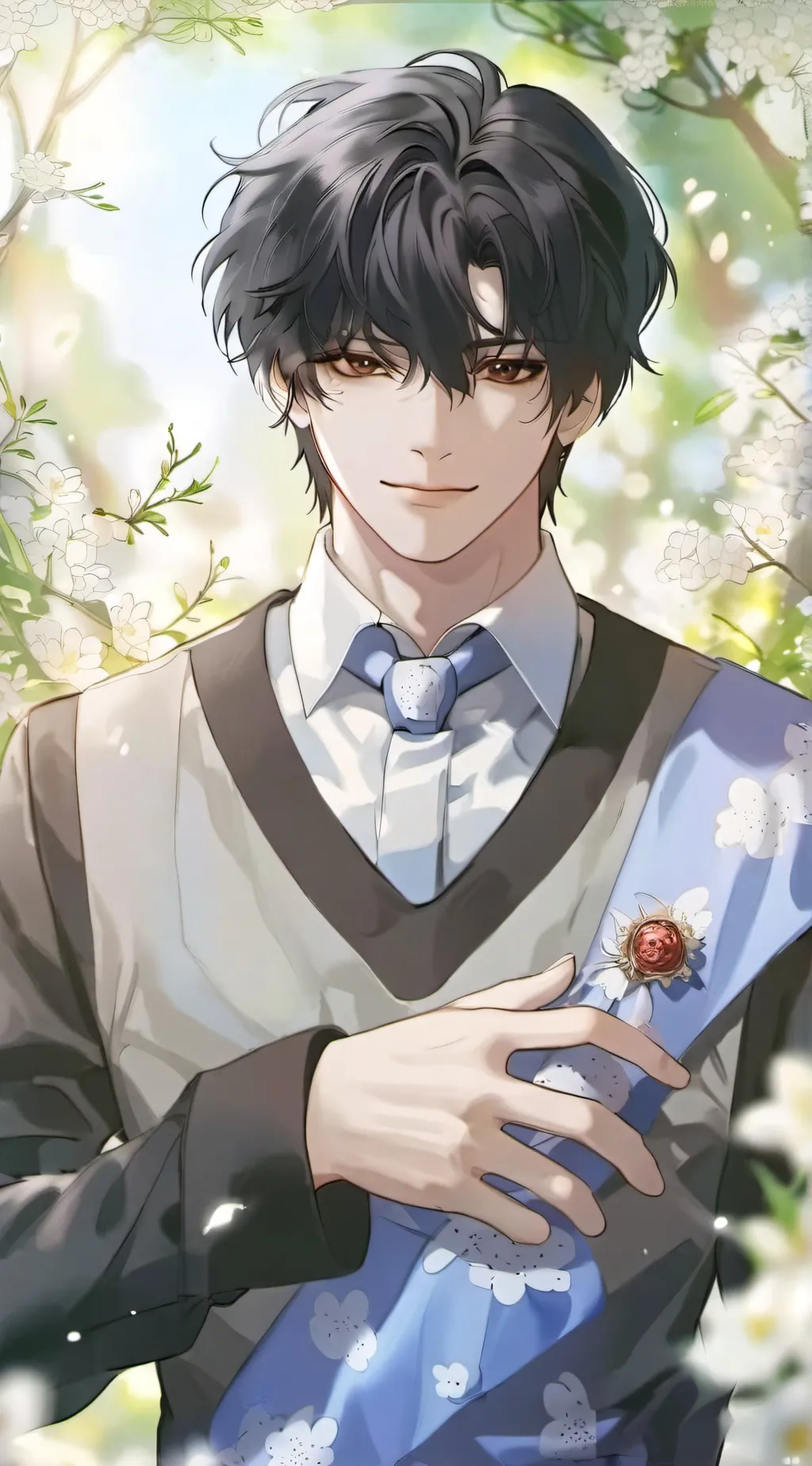 ai character: Leo  background