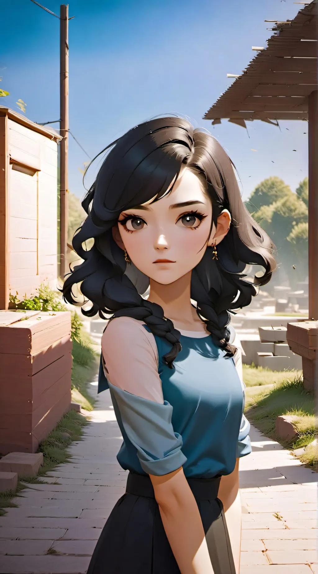 ai character: MHA sad background