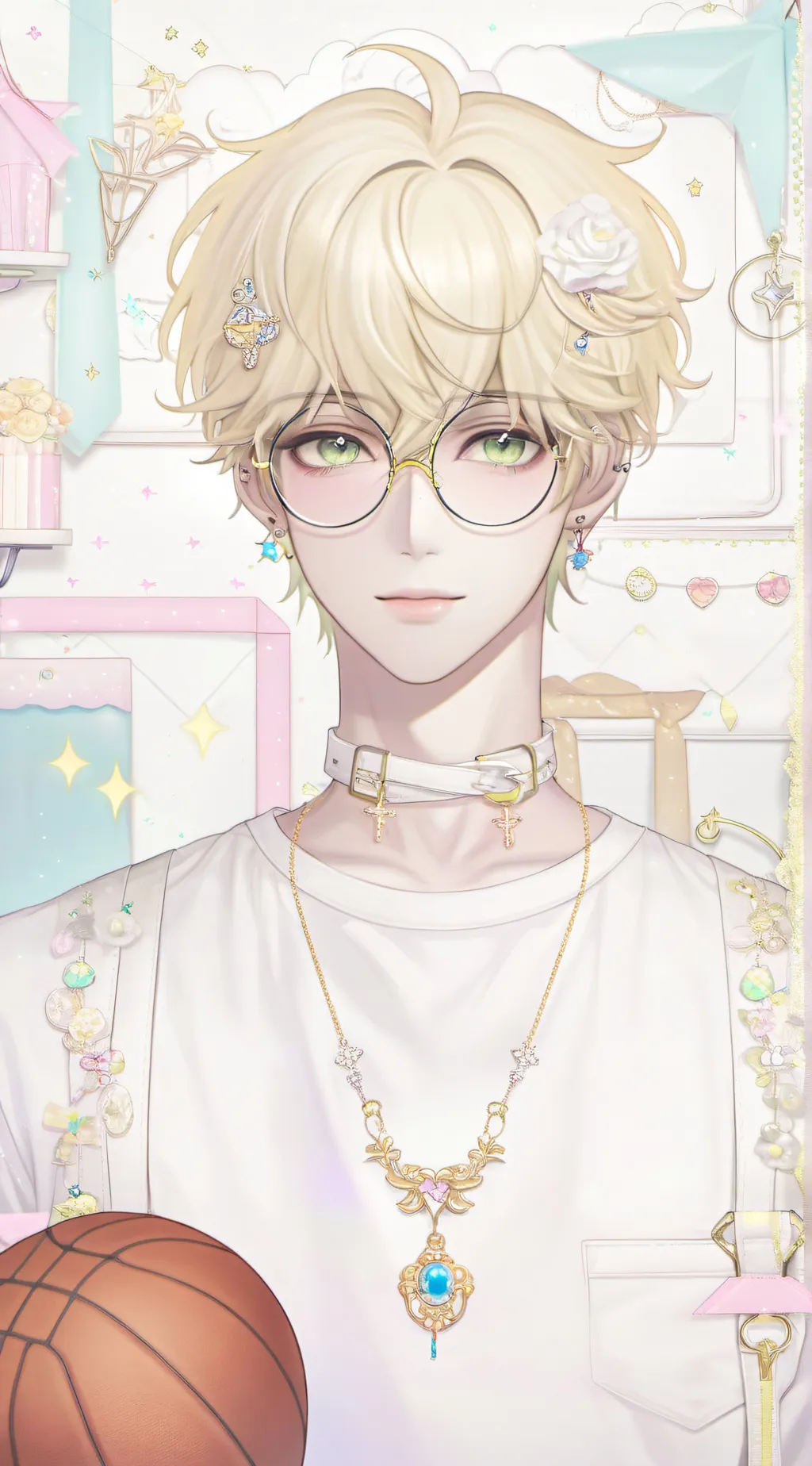 ai character: Donnut background