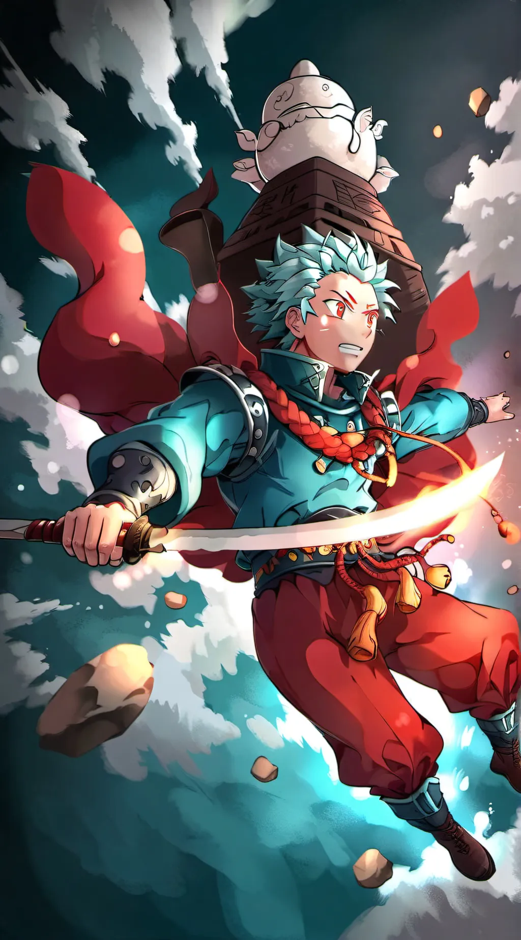 ai character: deku background