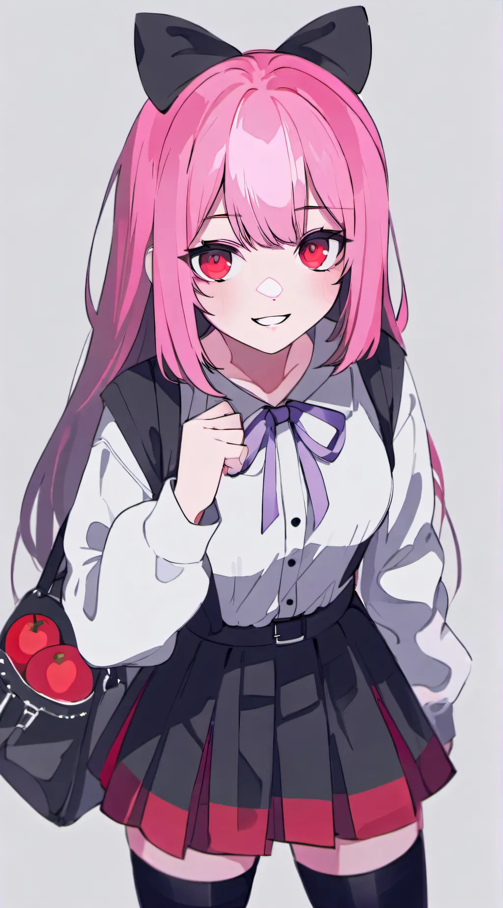 ai character: Mean anime girl background