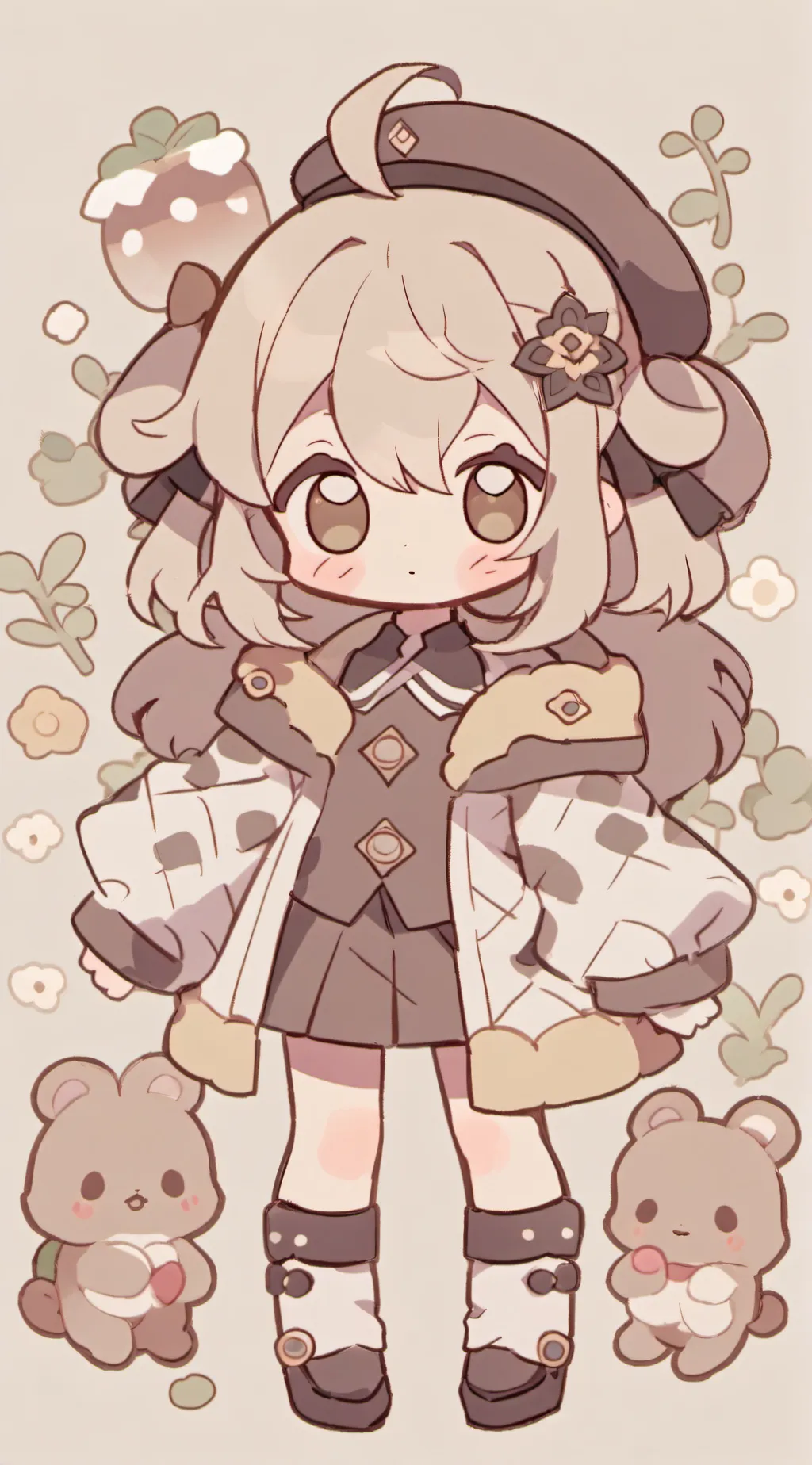 ai character: {~*Famous trend*~} background