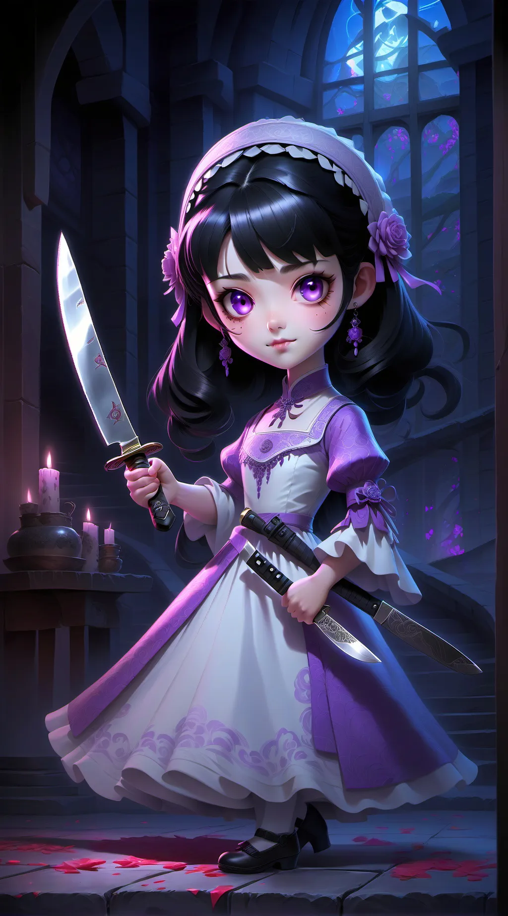 ai character: Evil emm background