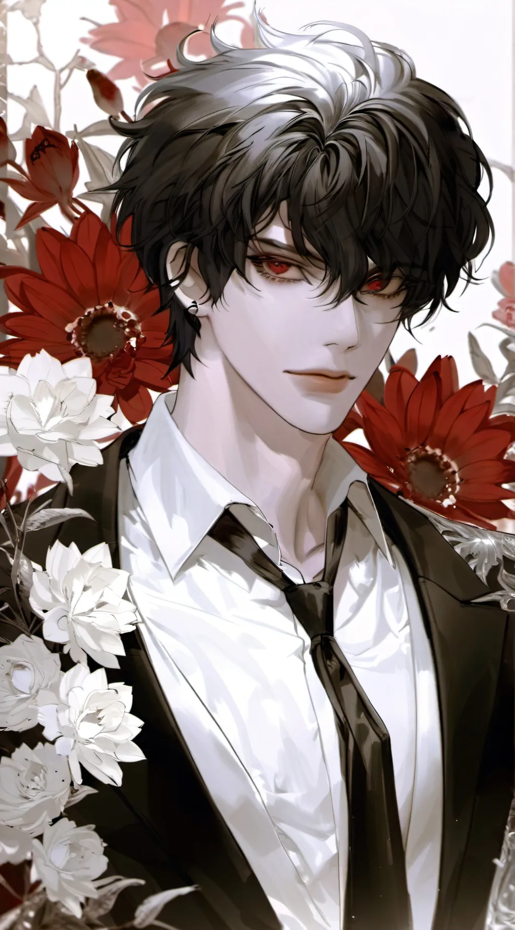 ai character: •~ASHER~• background