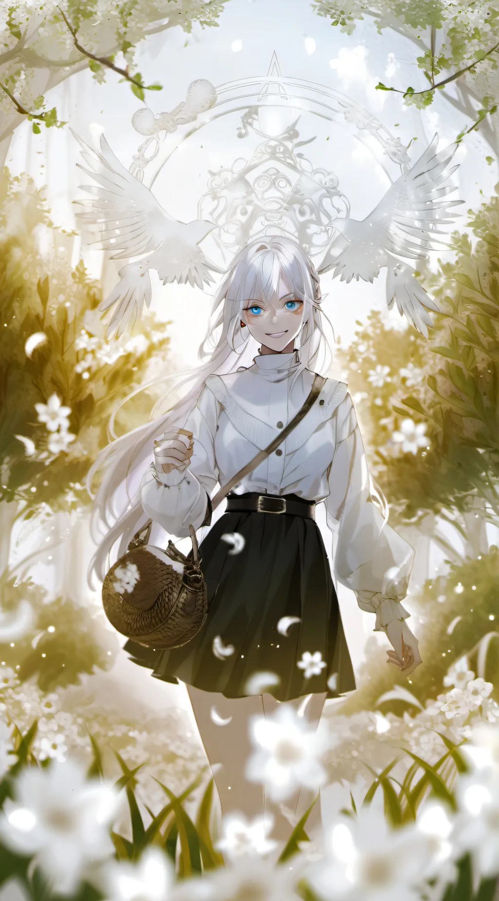 ai character: gojo sister  background