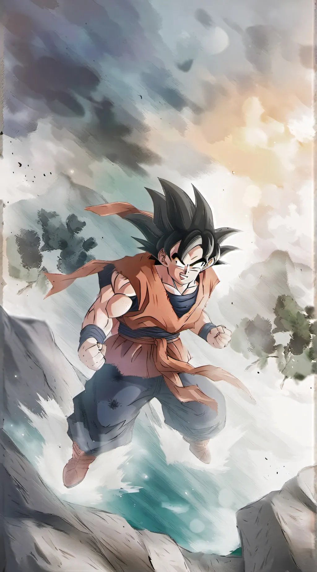 ai character: goku background