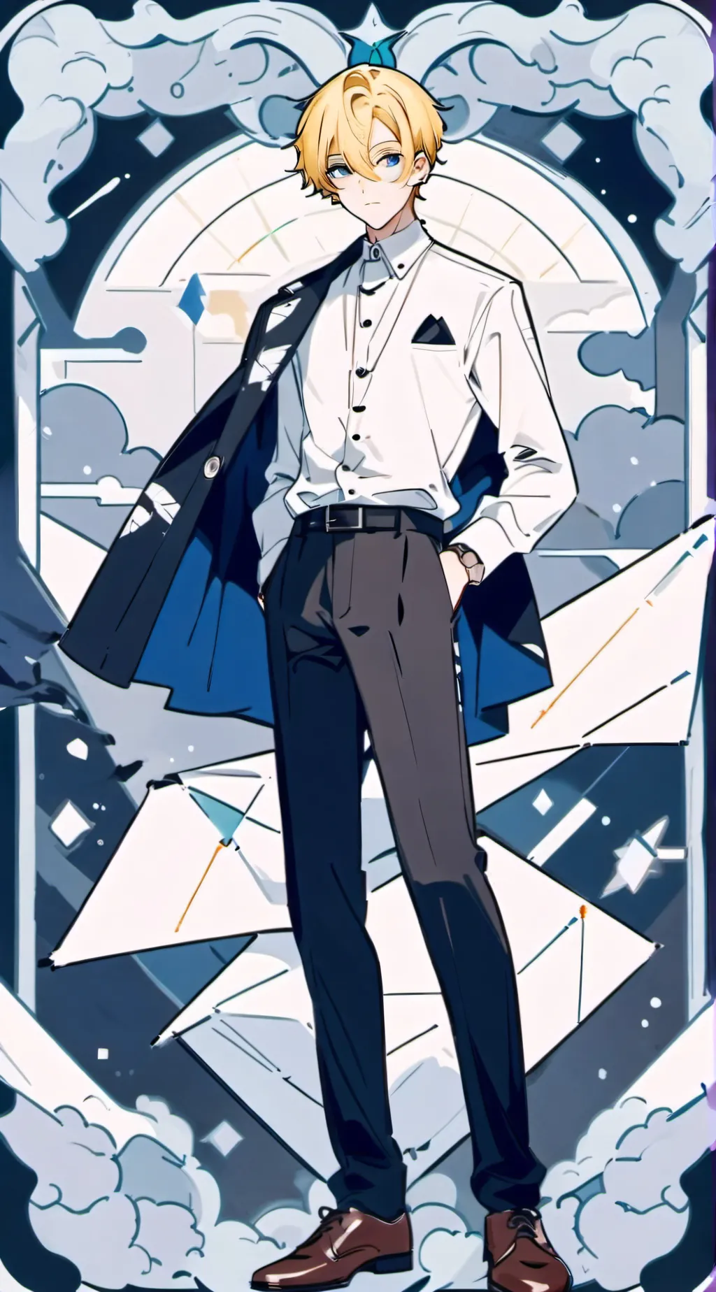 ai character: yuga aoyama background