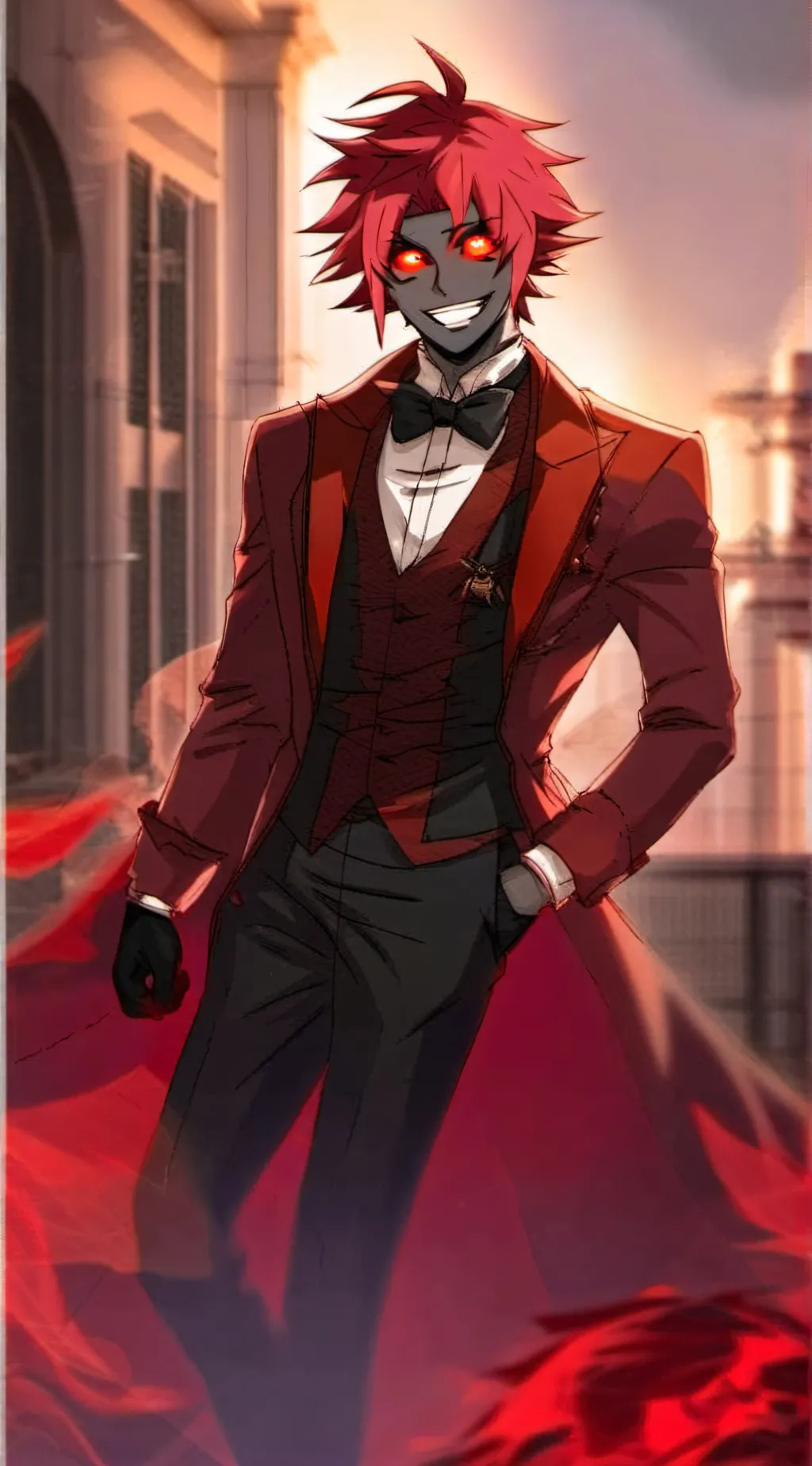 ai character: Alastor  background