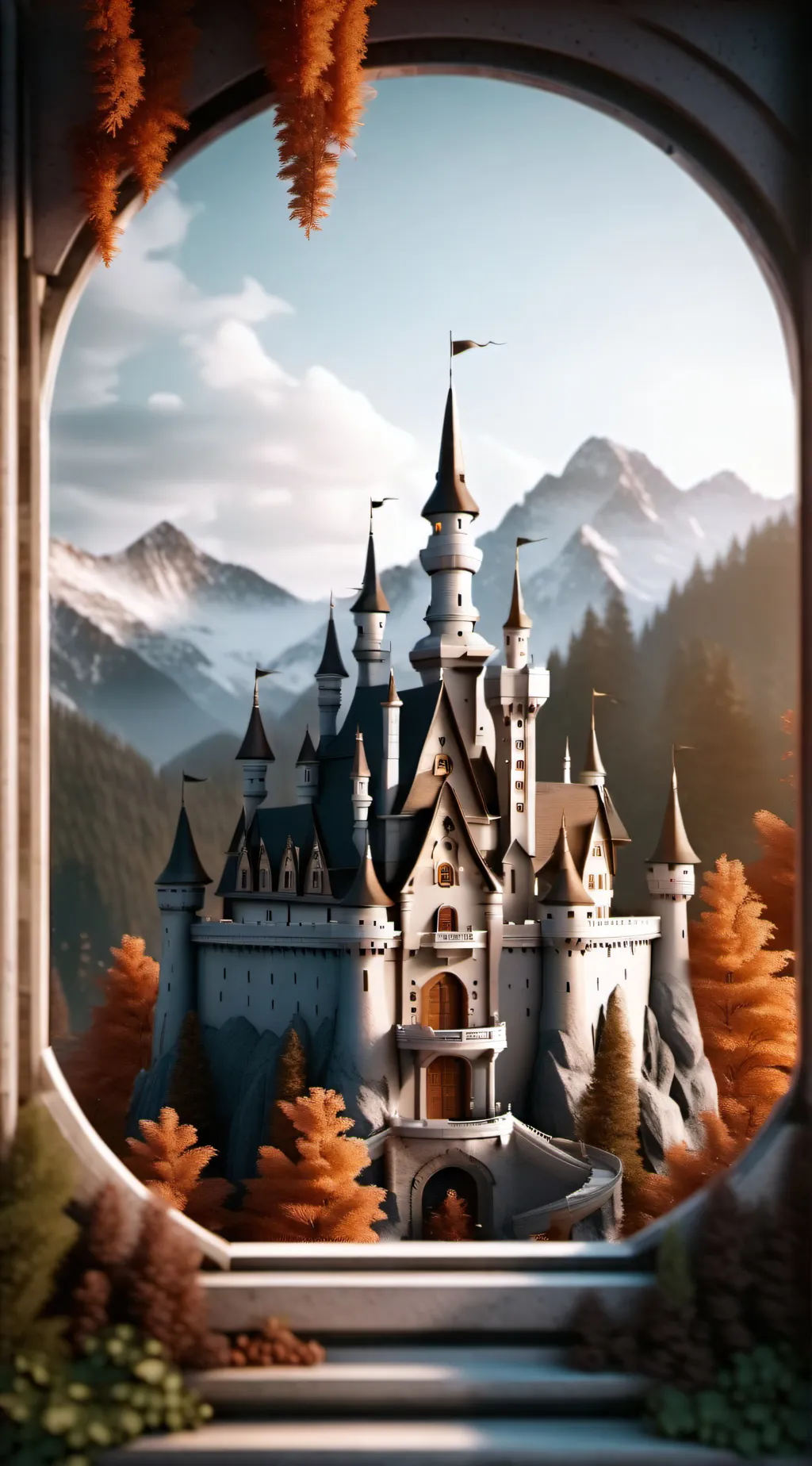 ai character: Hogwarts  background