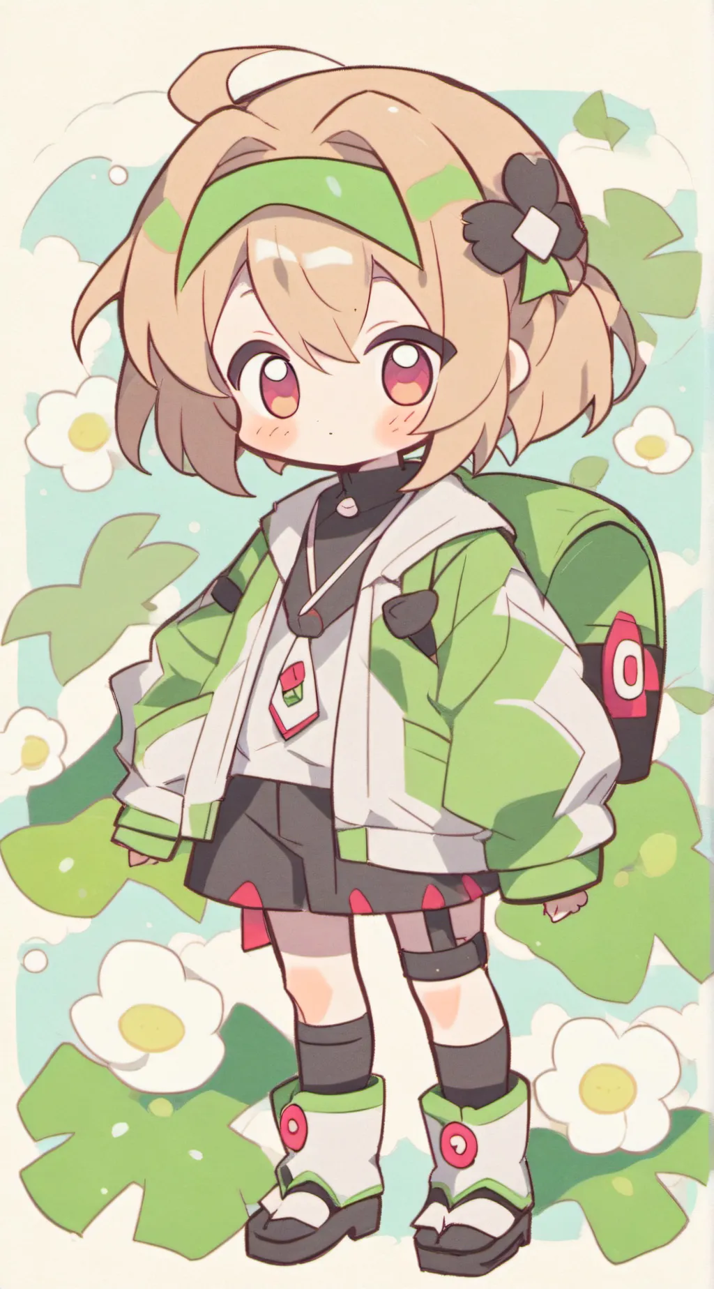 ai character: nika background