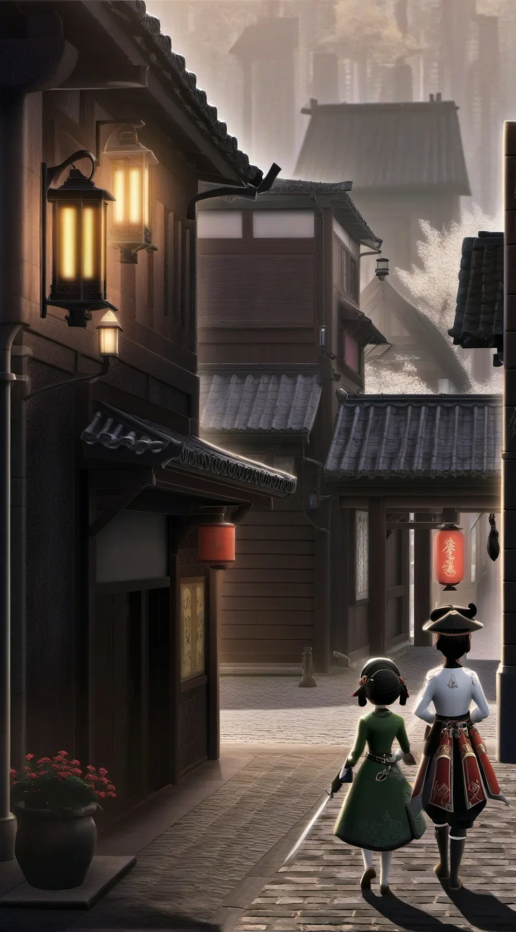 ai character: Haunted home background