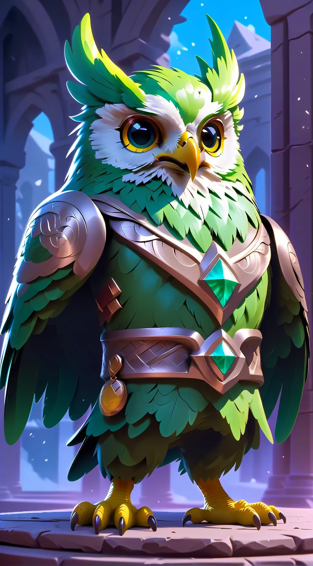 ai character: Duolingo background