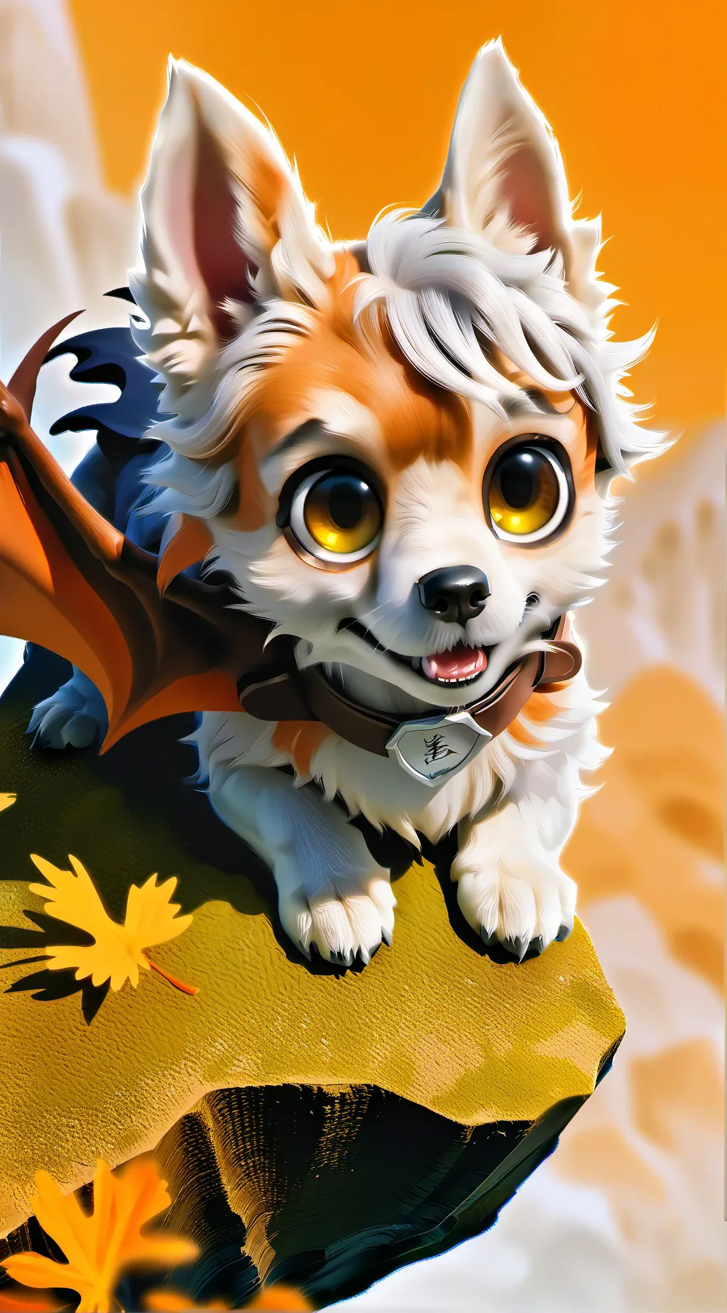 ai character: A Tamahaki dog background