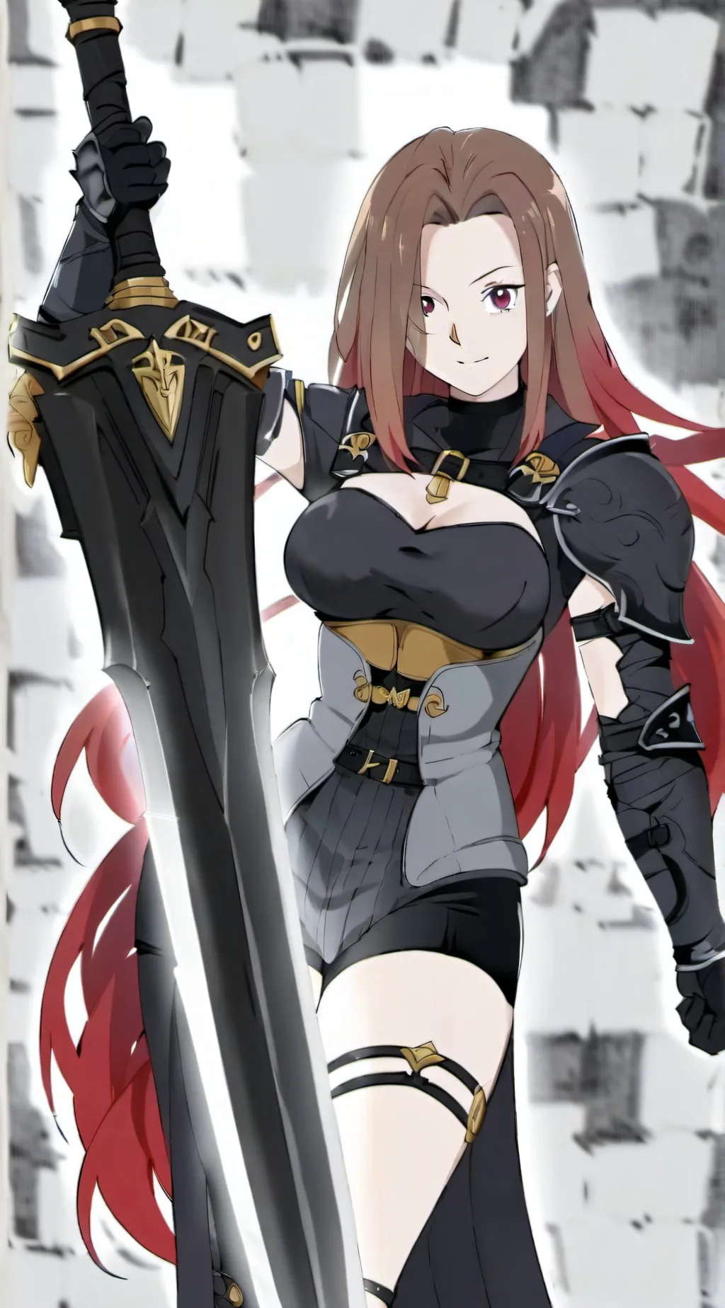 ai character: Dark Warrior Peppa background