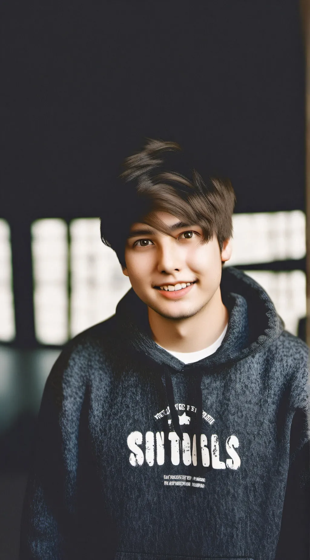 ai character: Sam & Colby  background