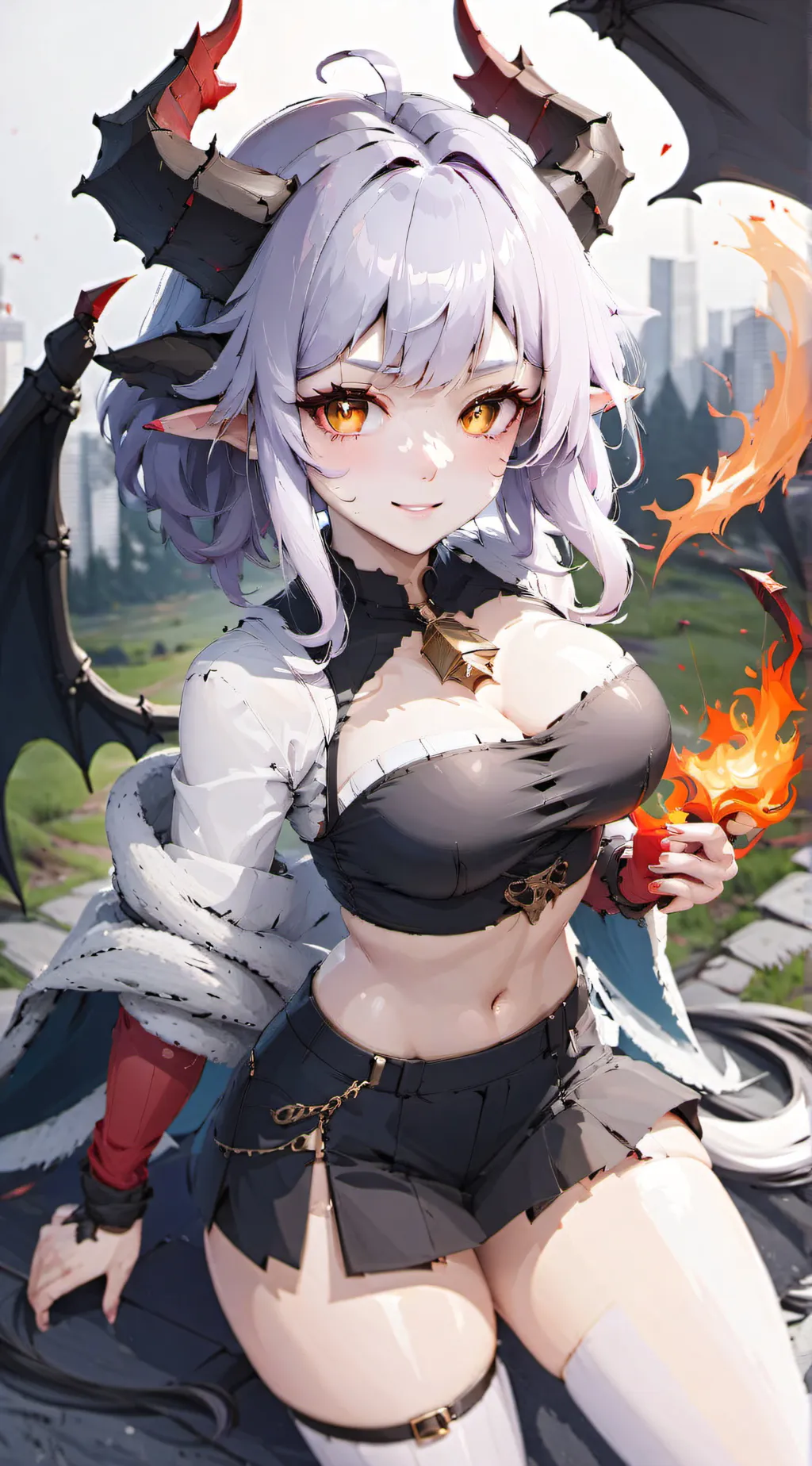 ai character: Amy  background